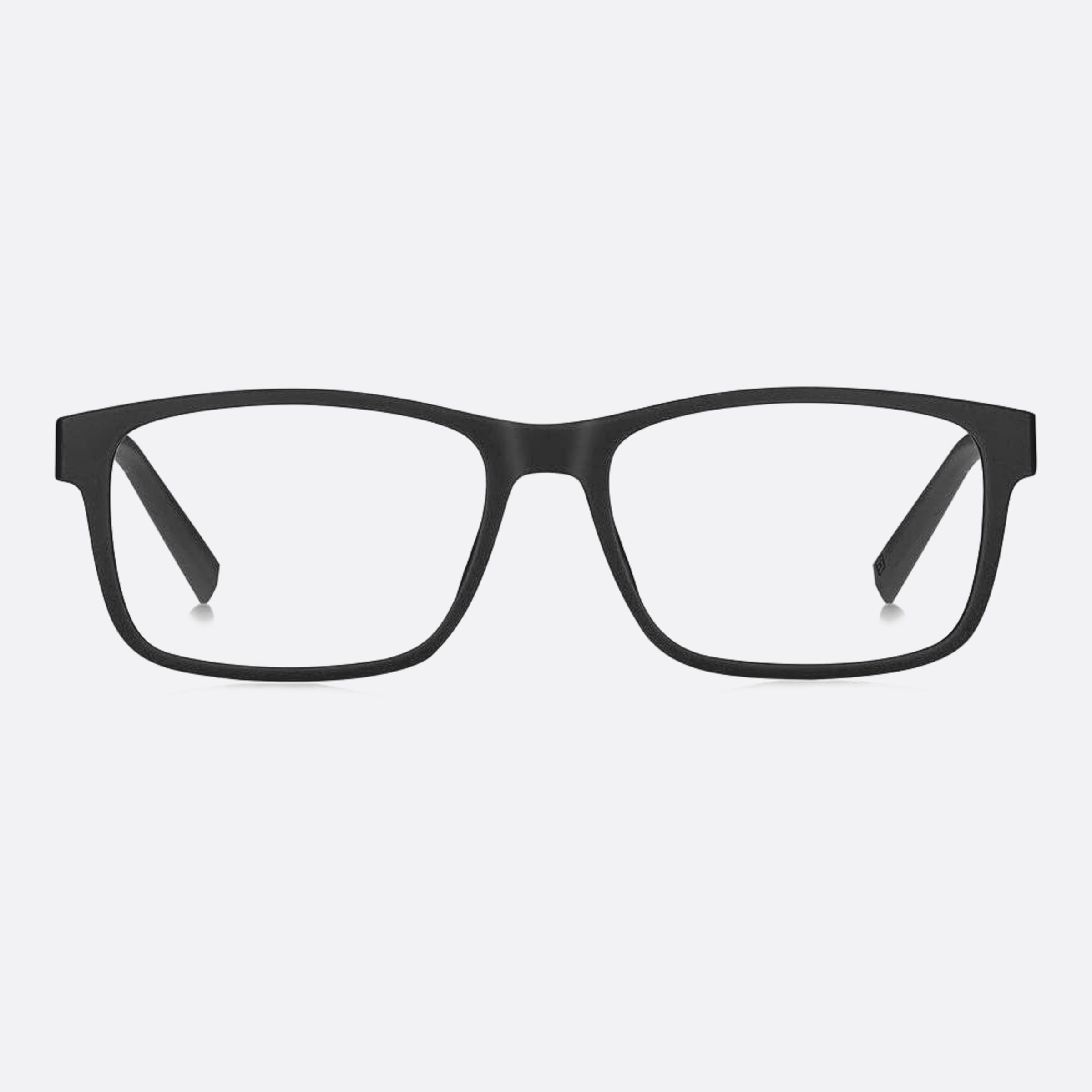 Tommy 54mm Hilfiger Fre Grey Rectangle Men Eyeglasses - Main View