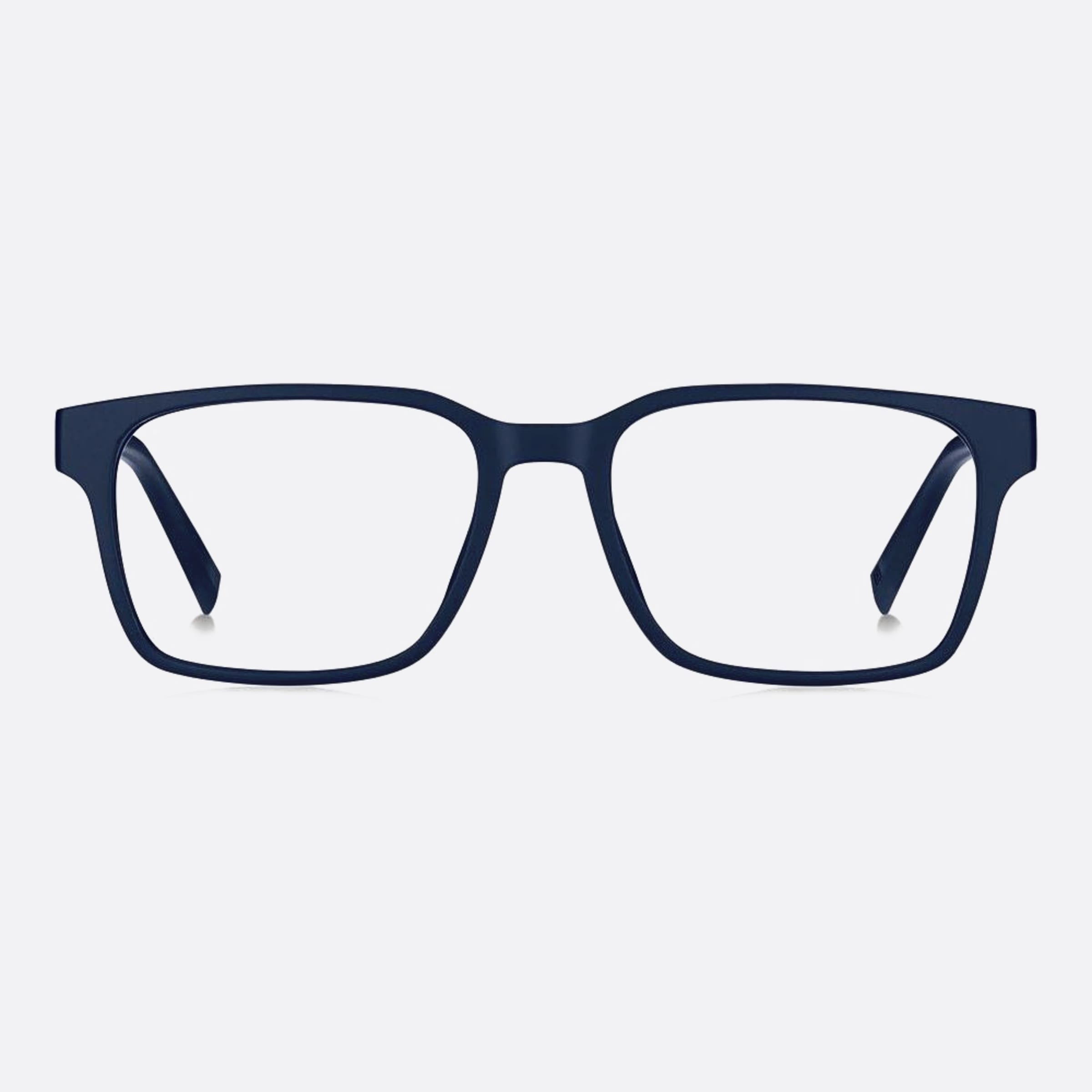 Tommy 54mm Hilfiger Fll Blue Rectangle Men Eyeglasses - Main View