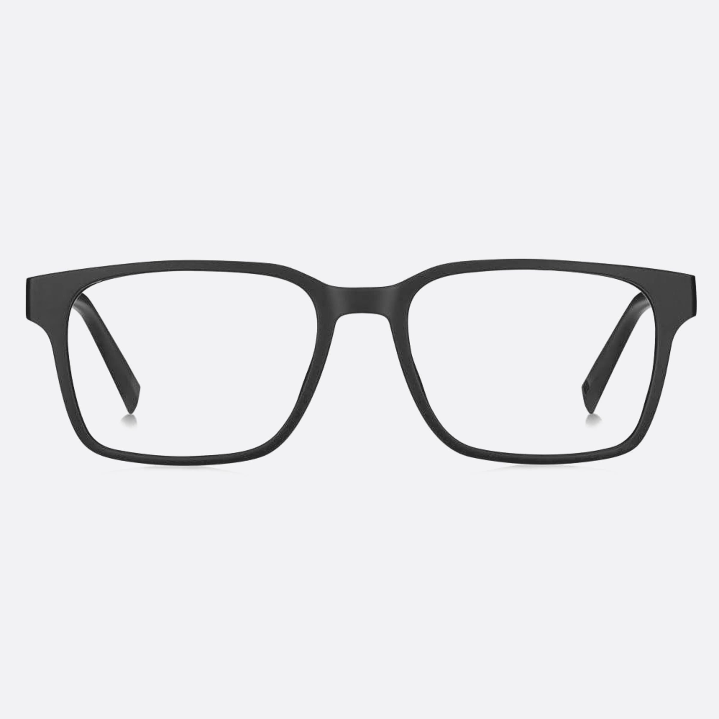 Tommy 54mm Hilfiger Fre Grey Rectangle Men Eyeglasses - Main View
