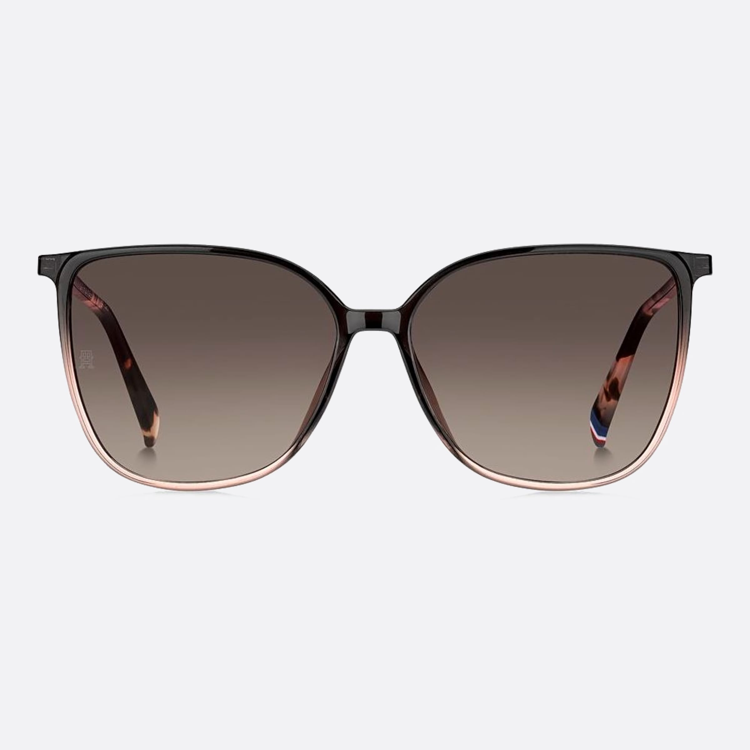 Tommy 57mm Hilfiger Haq Grey Squared Women Sunglasses - Main View