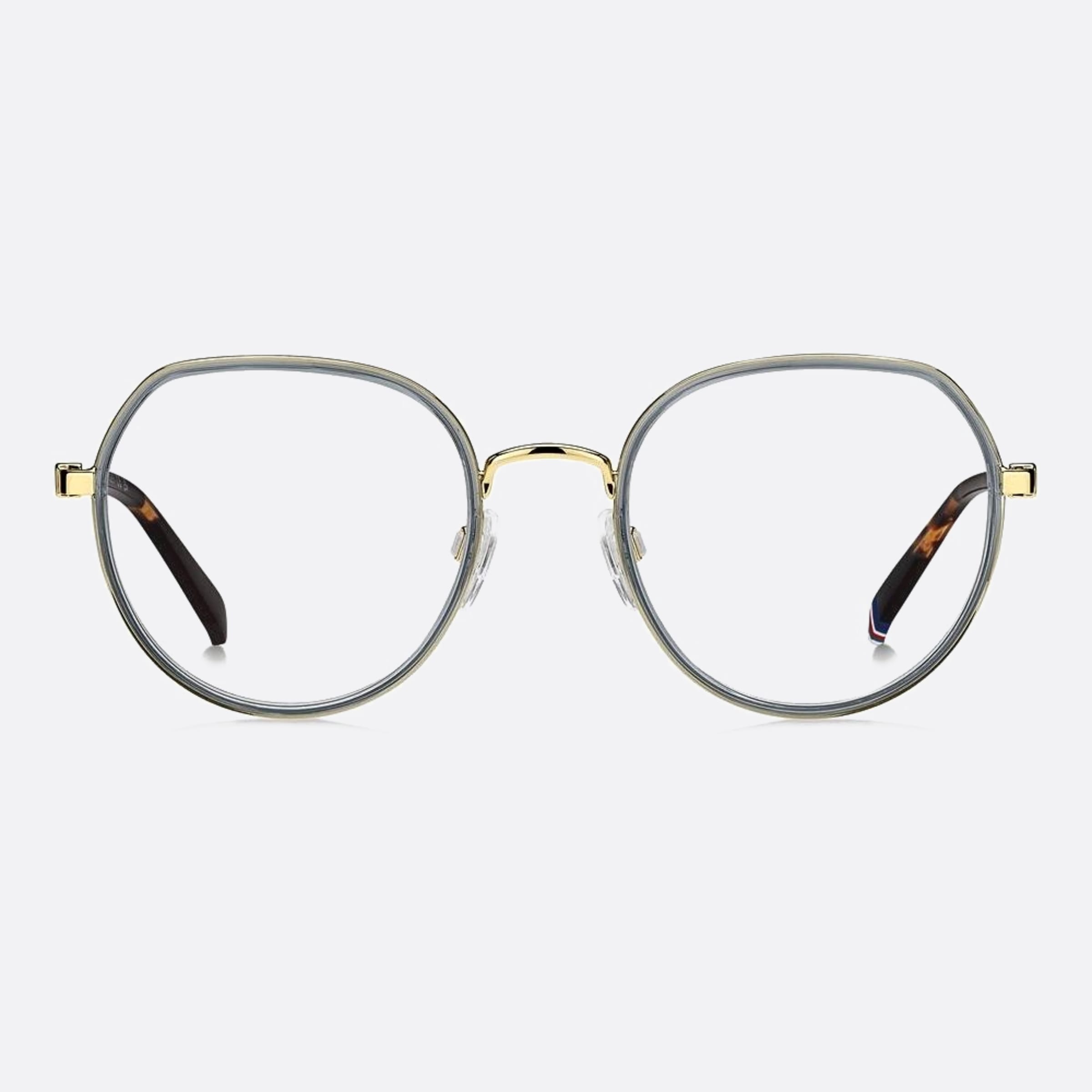 Tommy 51mm Hilfiger 2f7 Grey Round Women Eyeglasses - Main View