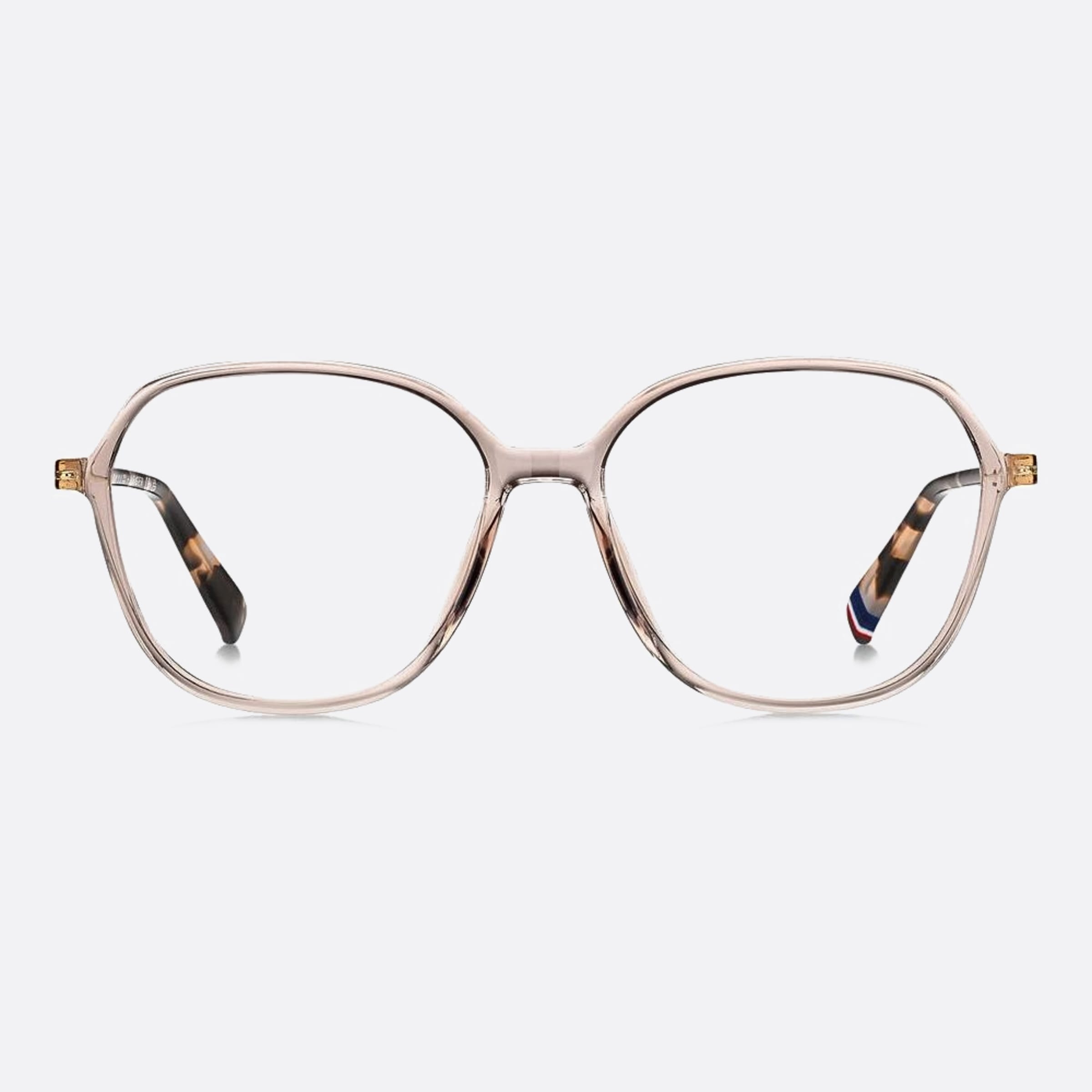 Tommy 54mm Hilfiger 1ez Havana Squared Women Eyeglasses - Main View