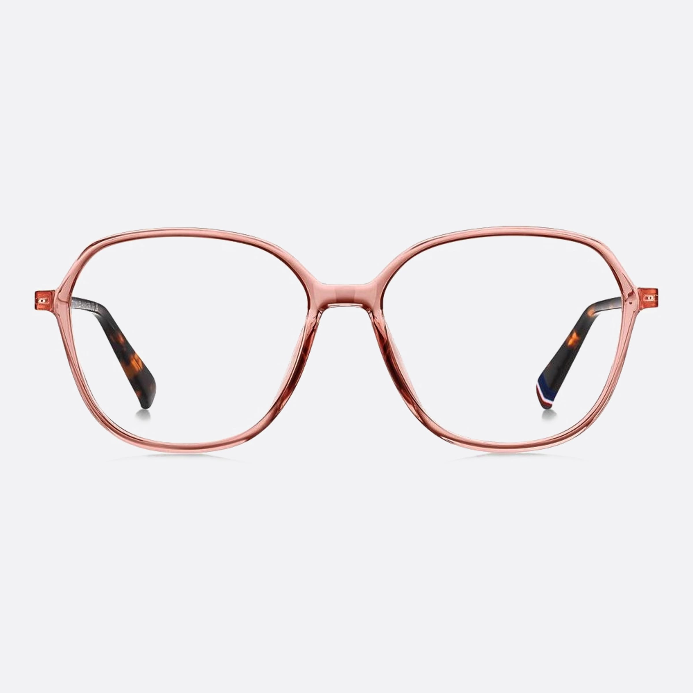Tommy 54mm Hilfiger 35j Pink Squared Women Eyeglasses - Main View