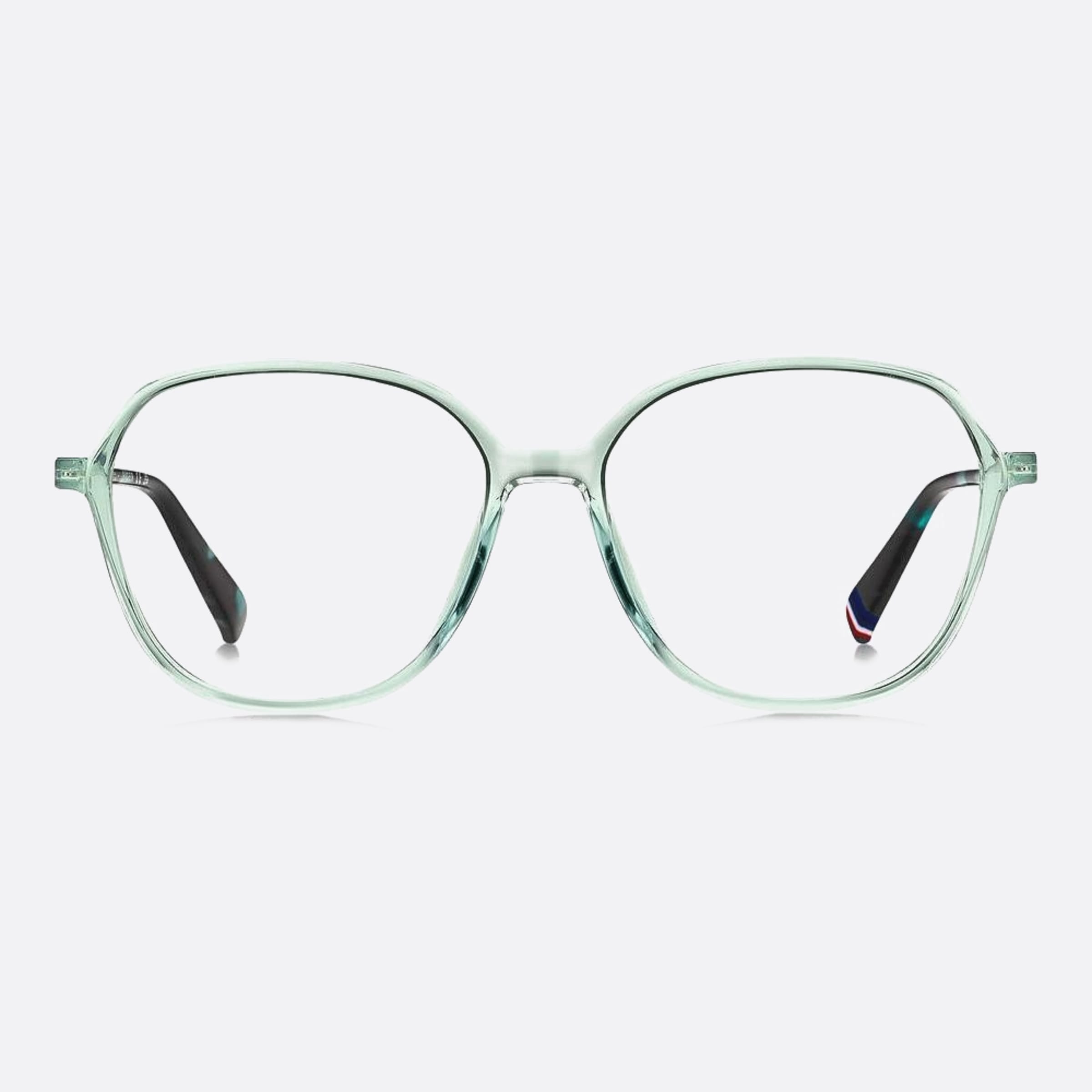 Tommy 54mm Hilfiger Qjd Green Squared Women Eyeglasses - Main View