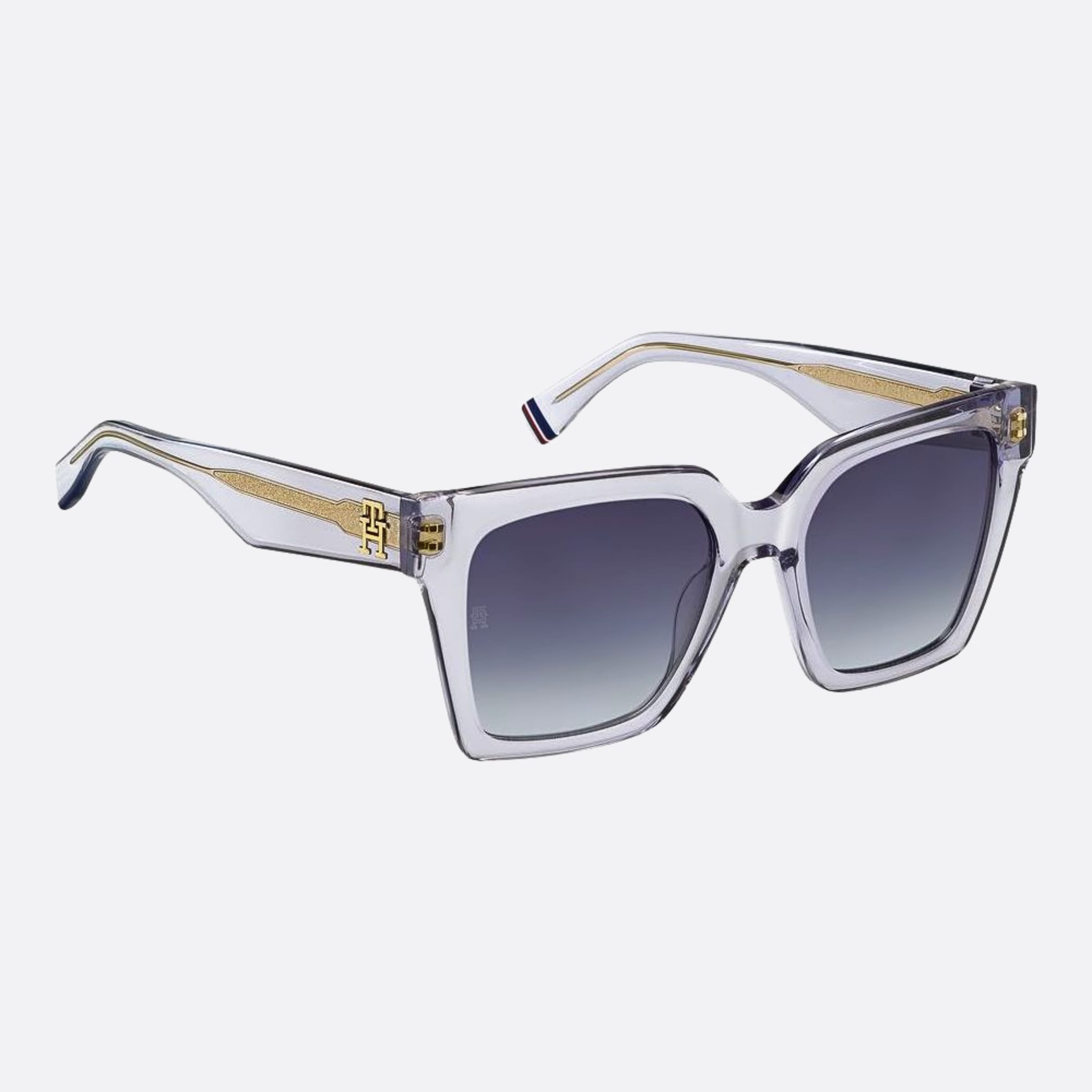 Tommy 53mm Hilfiger Kb7 Grey Butterfly Women Sunglasses - Detail View
