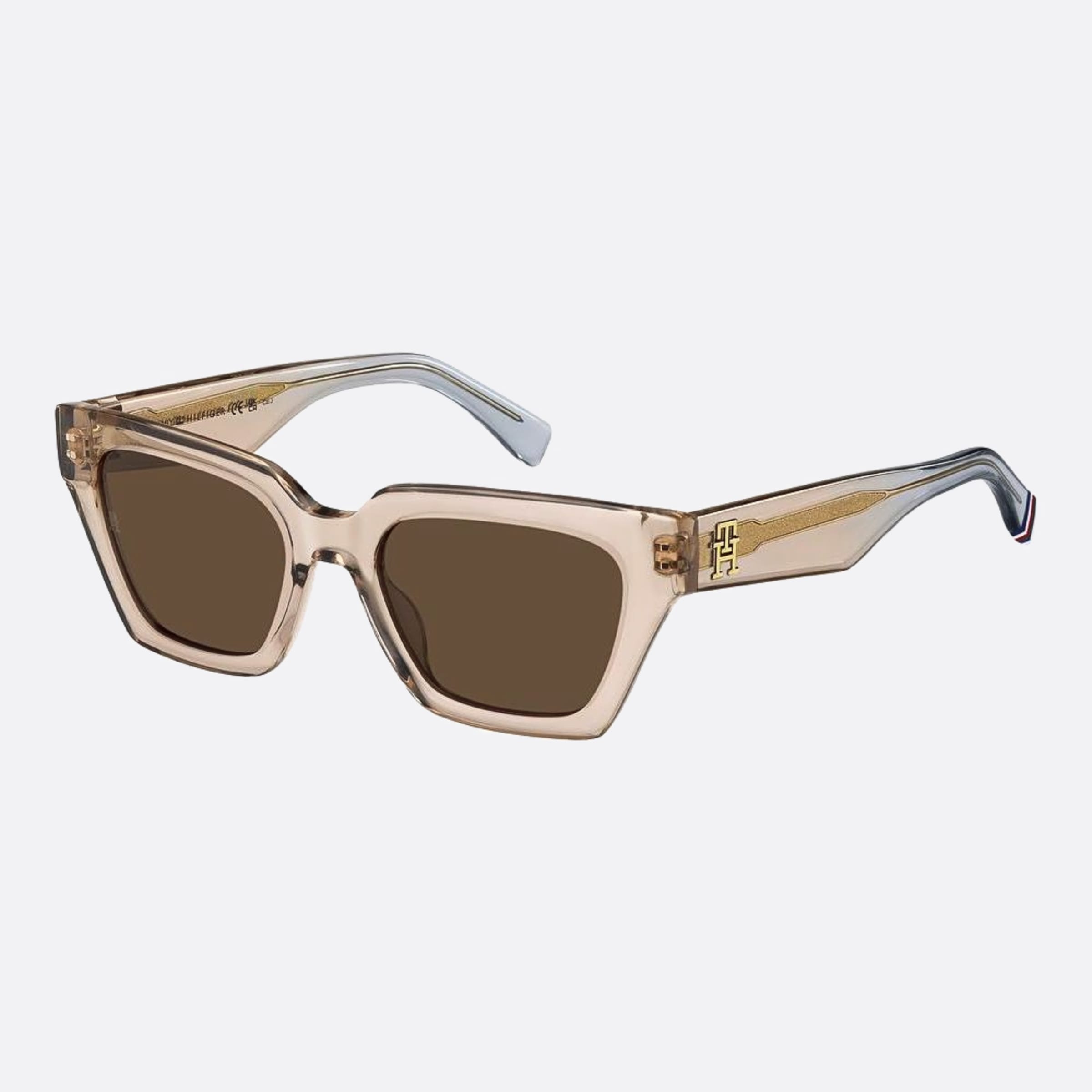 Tommy 52mm Hilfiger Fwm Pink Butterfly Women Sunglasses - Side View