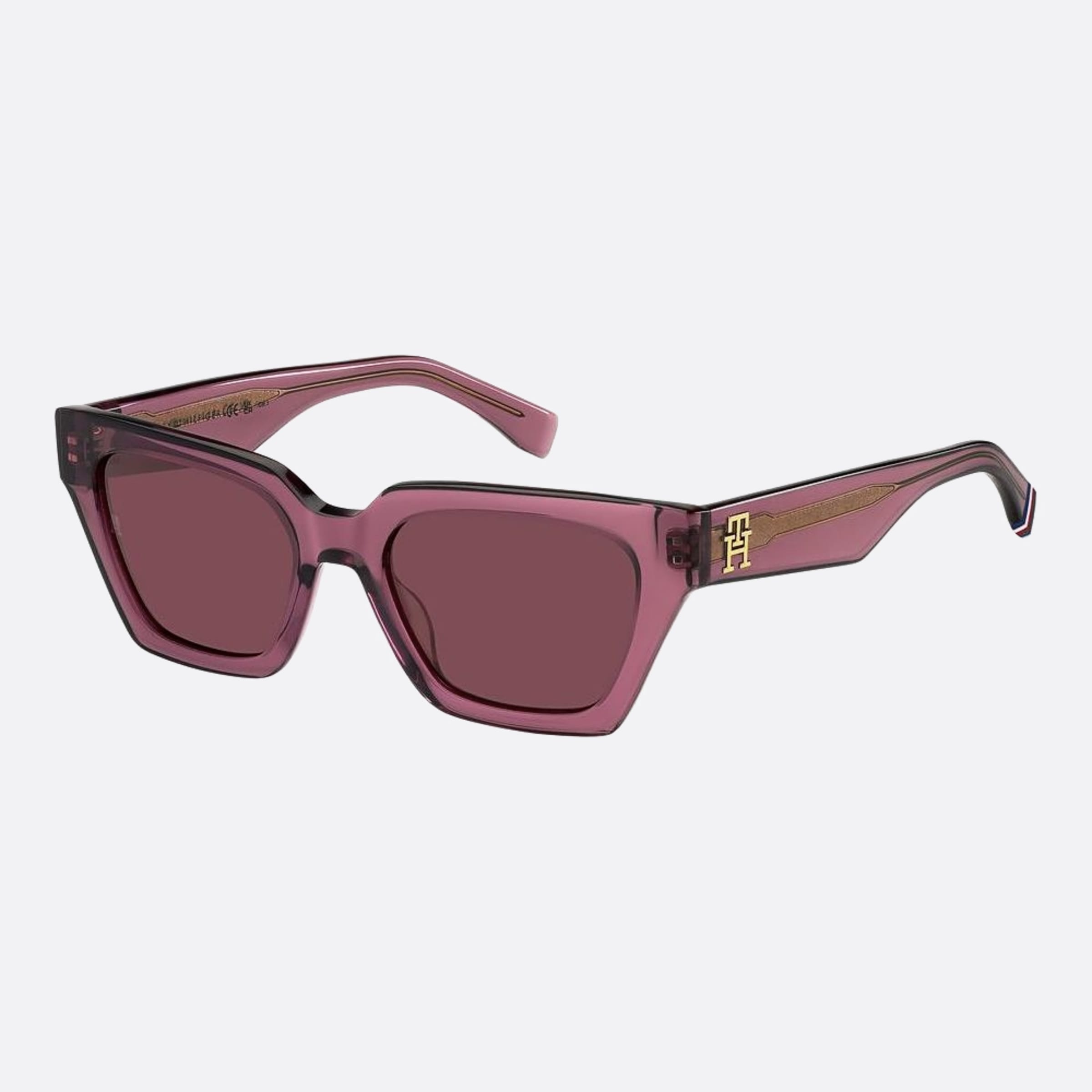 Tommy 52mm Hilfiger G3i Violet Butterfly Women Sunglasses - Side View