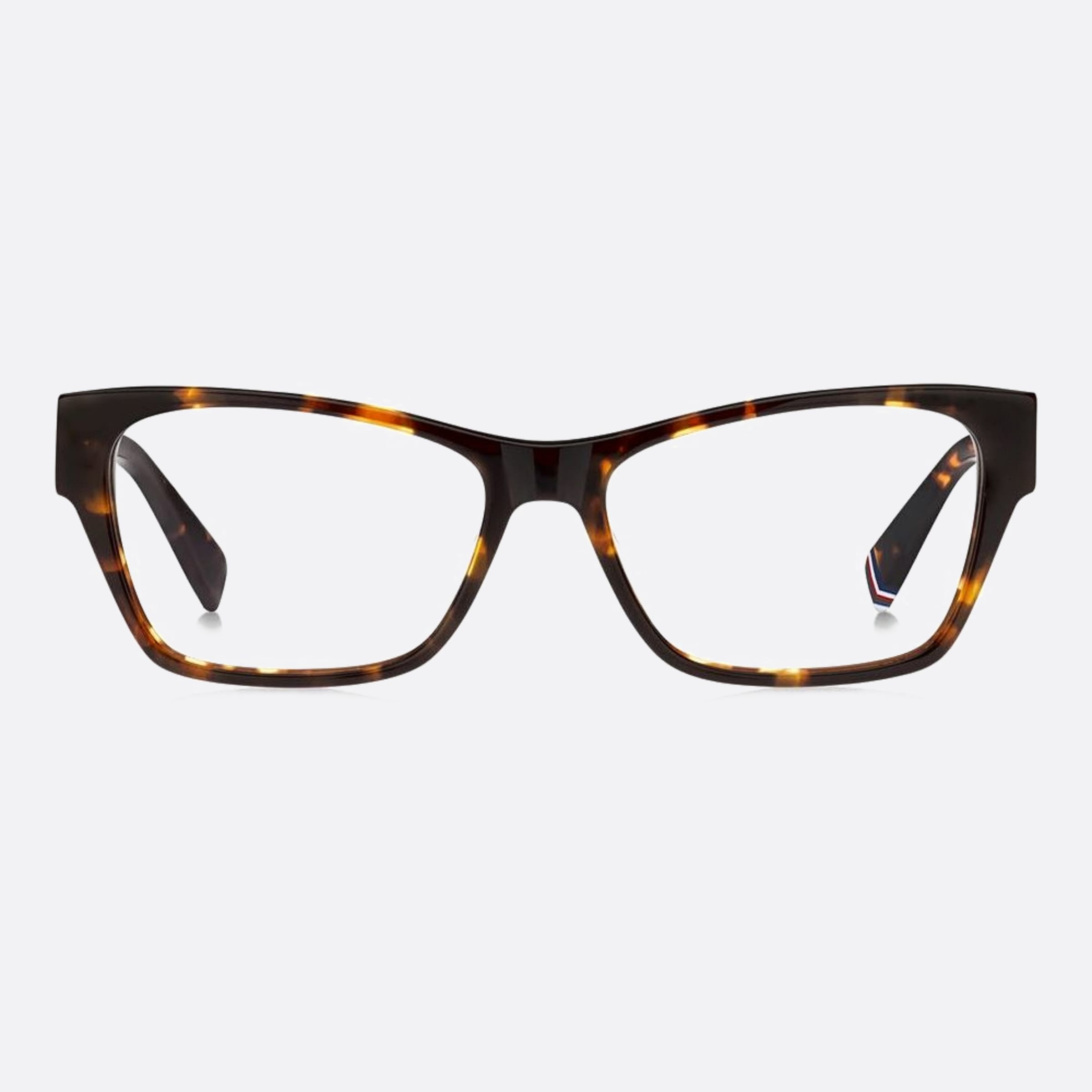 Tommy 53mm Hilfiger Havana Cat Eye Women Eyeglasses - Main View