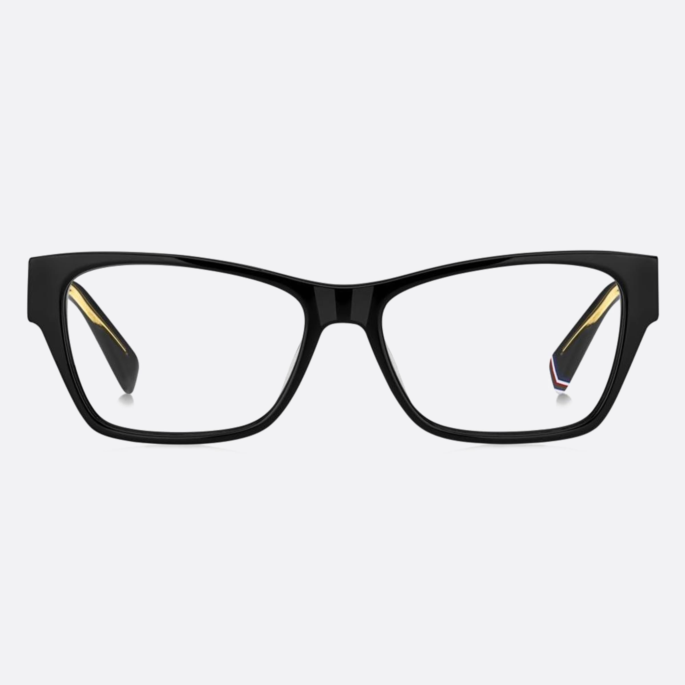 Tommy 53mm Hilfiger Black Cat Eye Women Eyeglasses - Main View