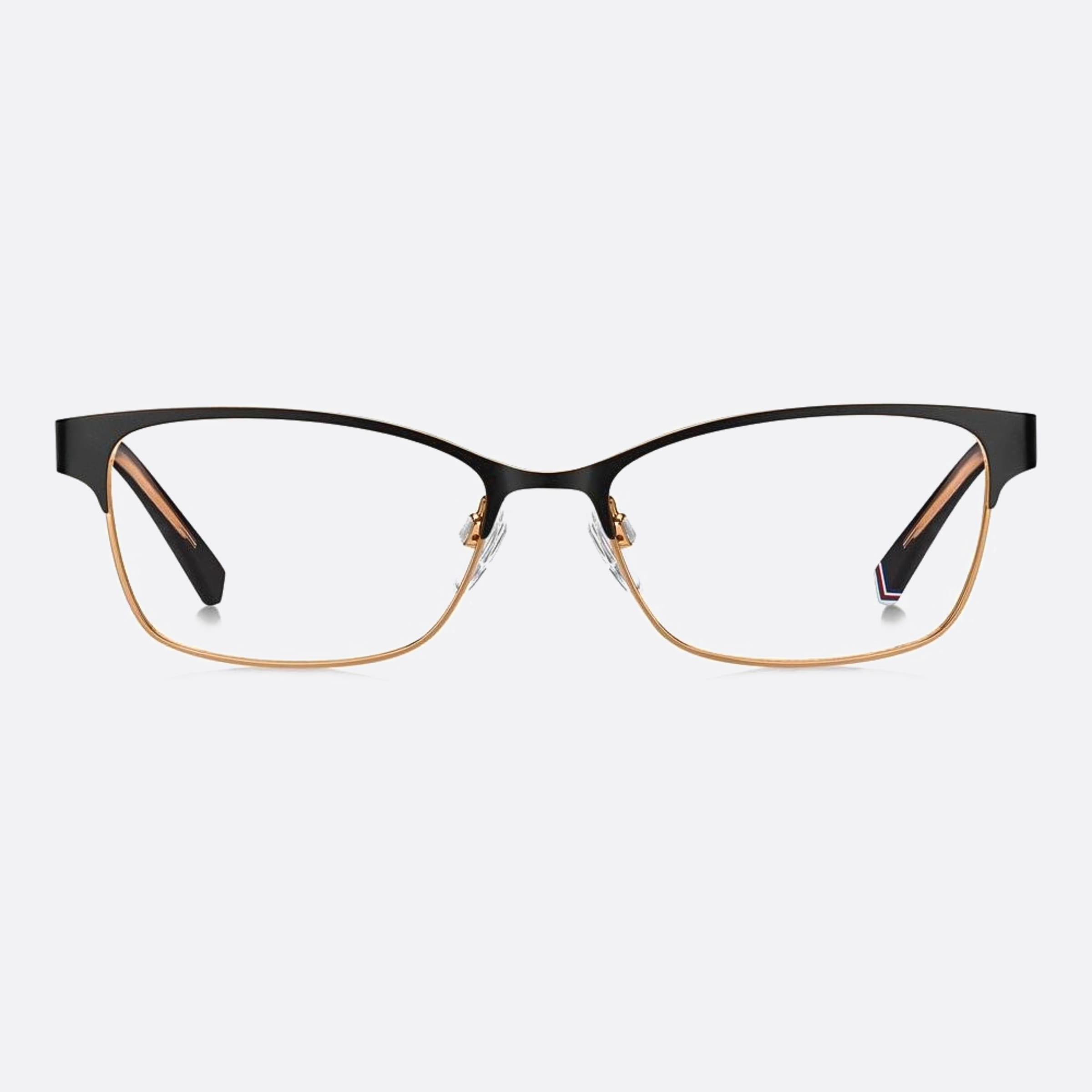 Tommy 53mm Hilfiger 1uv Black Rectangle Women Eyeglasses - Main View