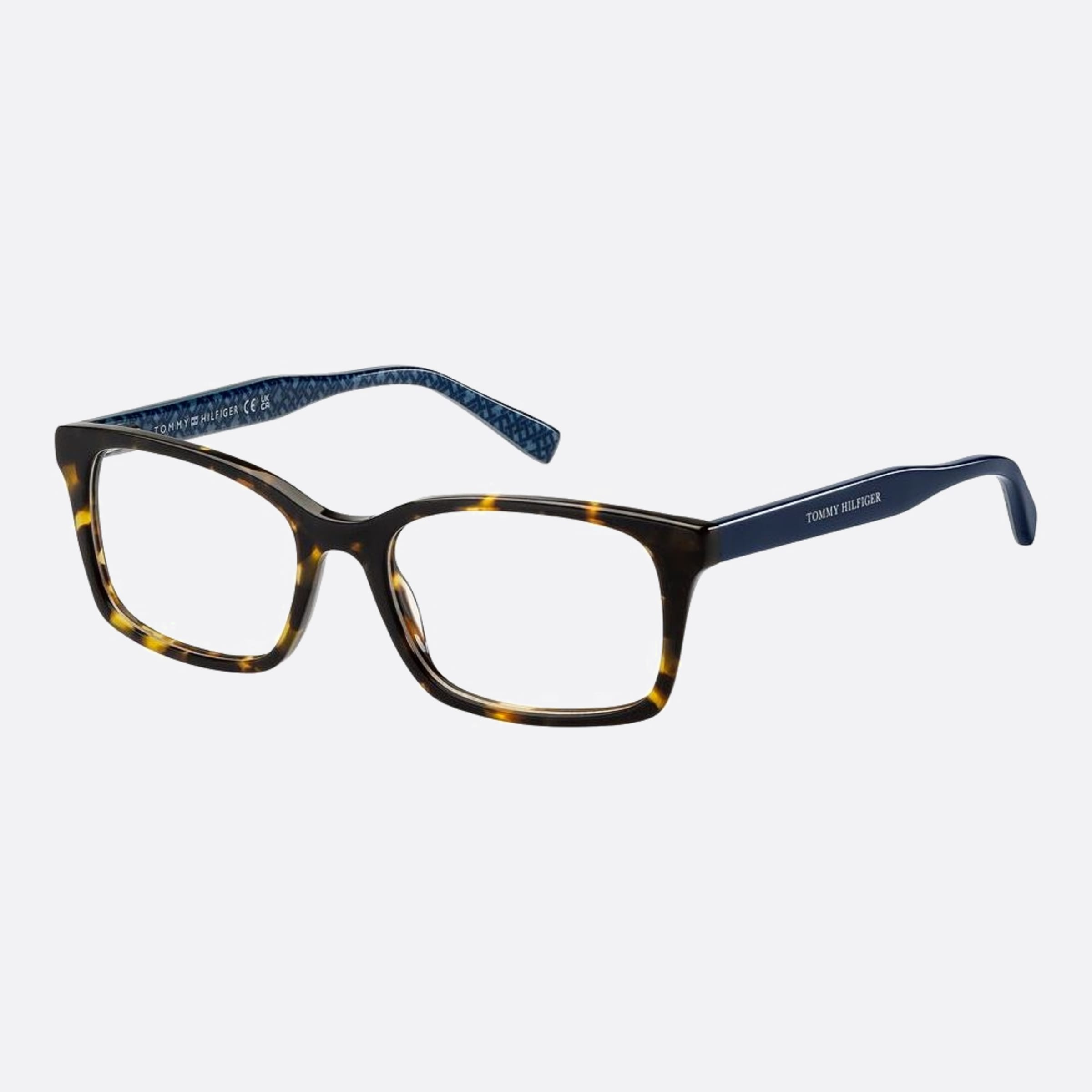 Tommy 52mm Hilfiger Havana Squared Women Eyeglasses - Side View