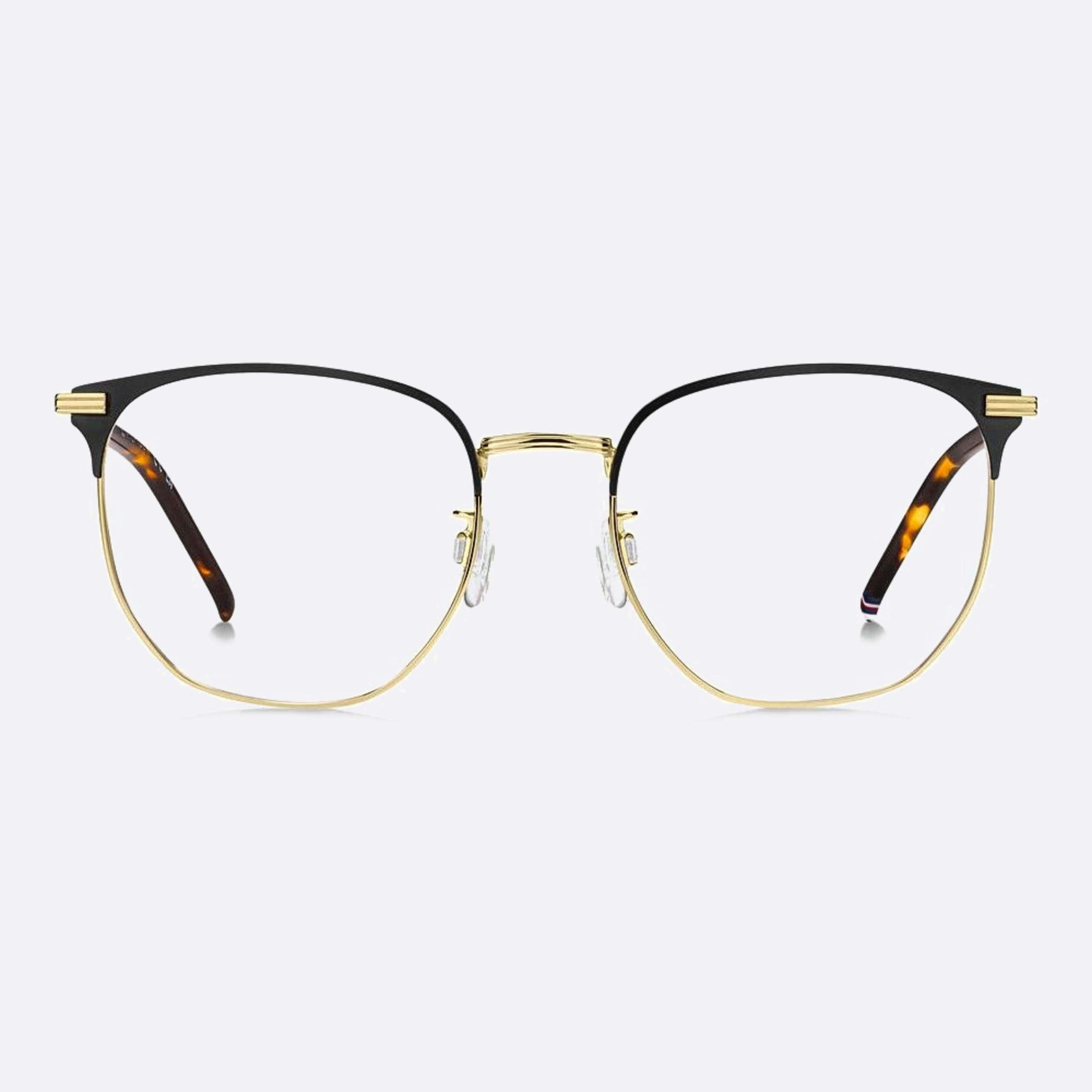 Tommy 54mm Hilfiger I46 Black Round Men Eyeglasses - Main View