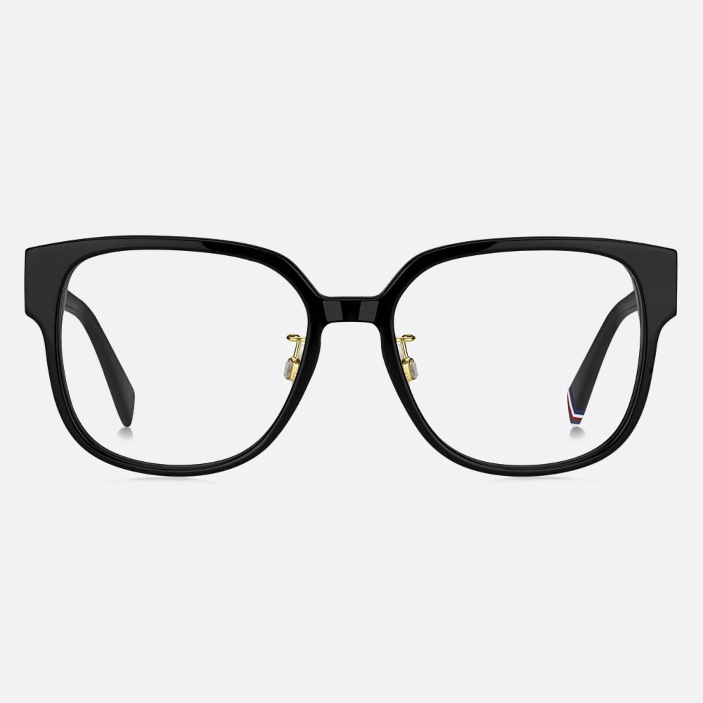 Tommy 54mm Hilfiger Black Pantos Women Eyeglasses - Main View