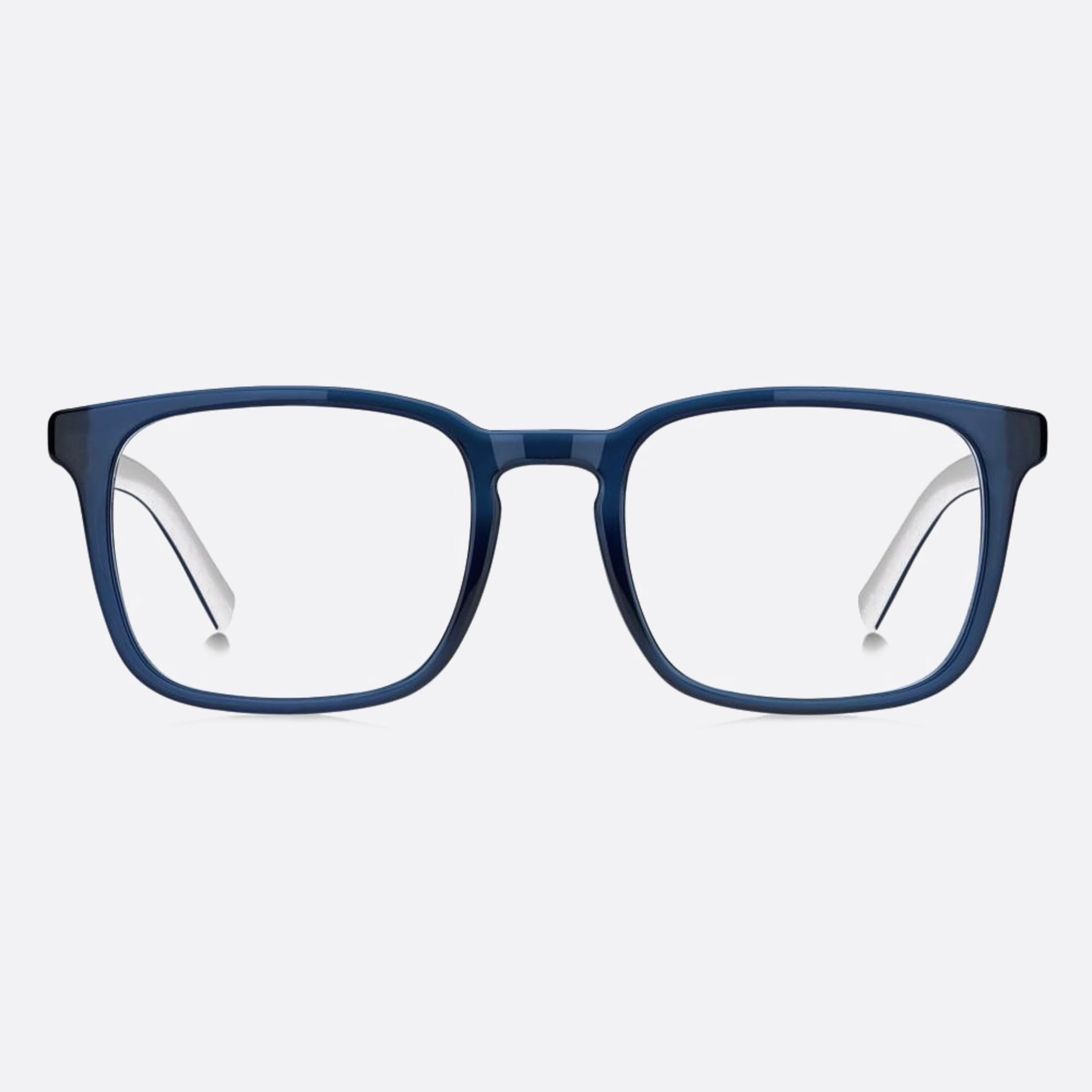 Tommy 47mm Hilfiger Pjp Blue Rectangle Children Eyeglasses - Main View