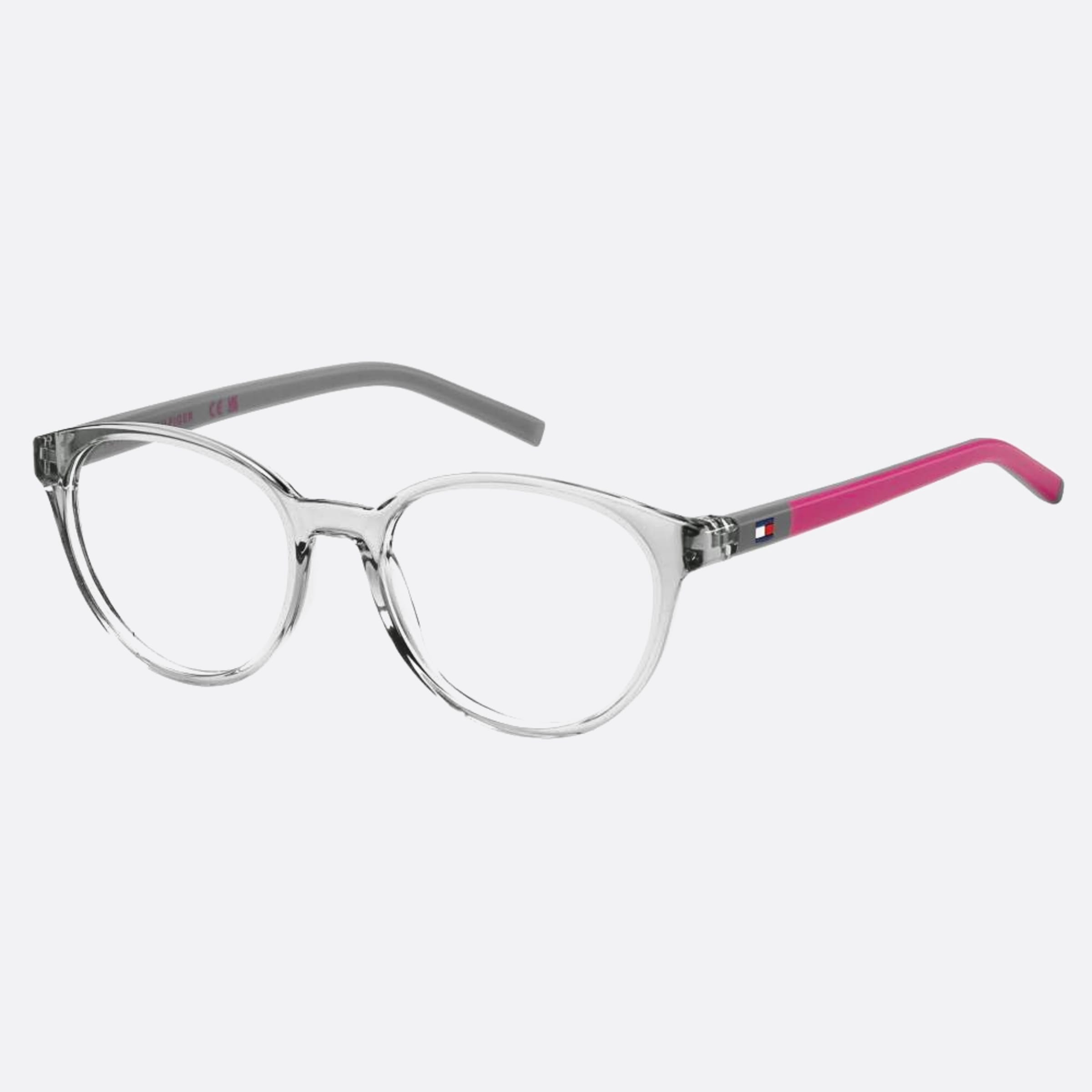 Tommy 48mm Hilfiger Kb7 Grey Pantos Children Eyeglasses - Side View