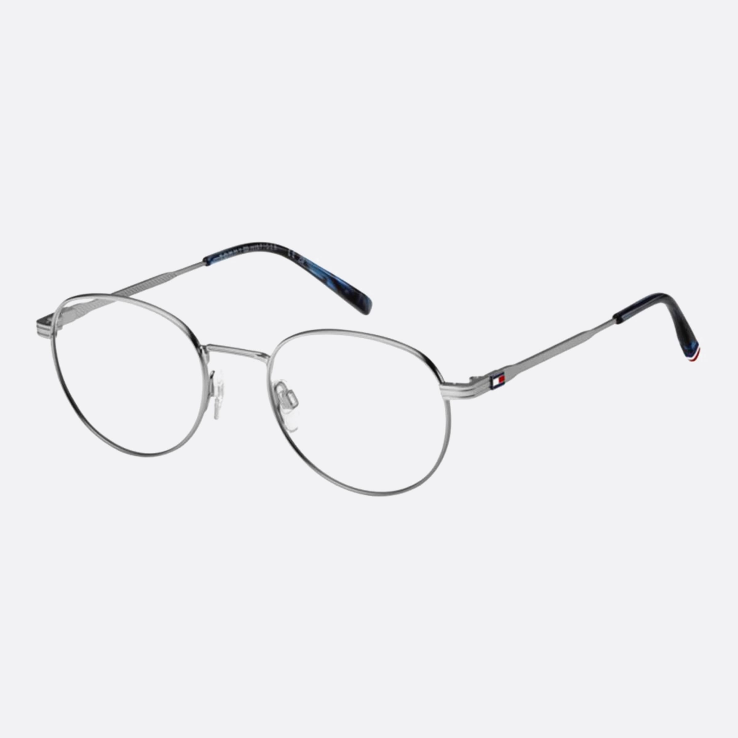 Tommy 51mm Hilfiger R81 Ruthenium Pantos Men Eyeglasses - Side View