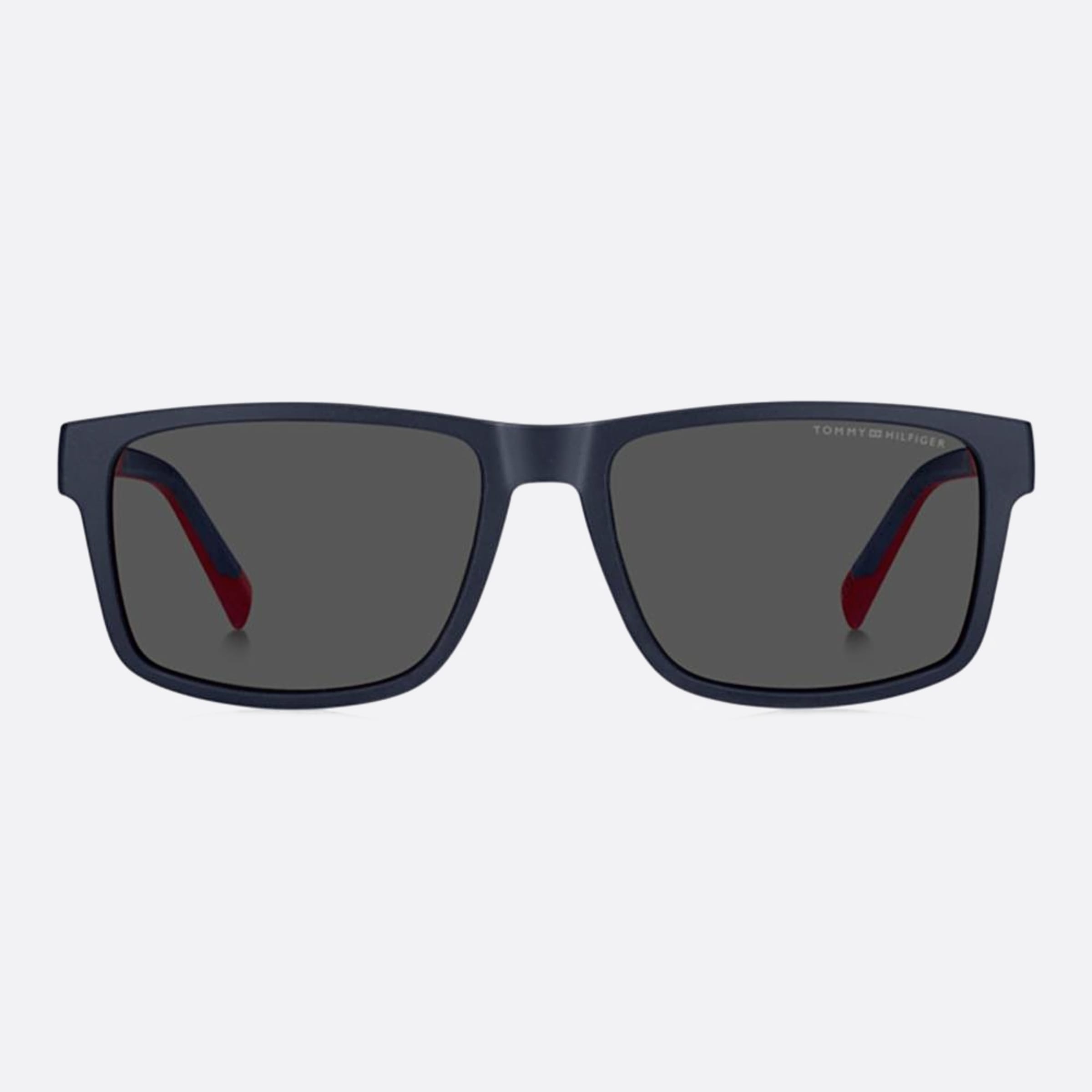 Tommy 56mm Hilfiger 8ru Blue Rectangle Men Sunglasses - Main View