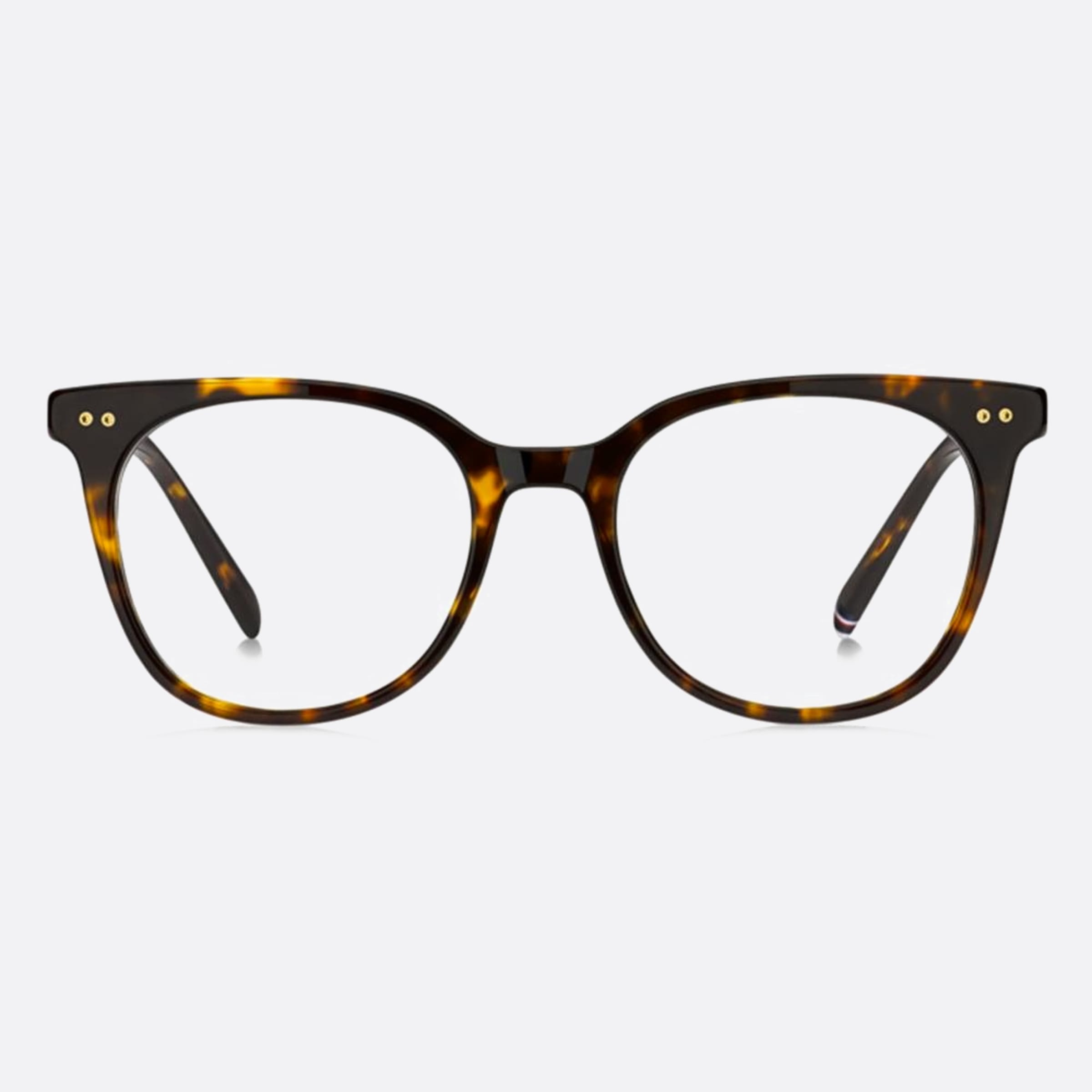 Tommy 50mm Hilfiger Havana Rectangle Women Eyeglasses - Main View