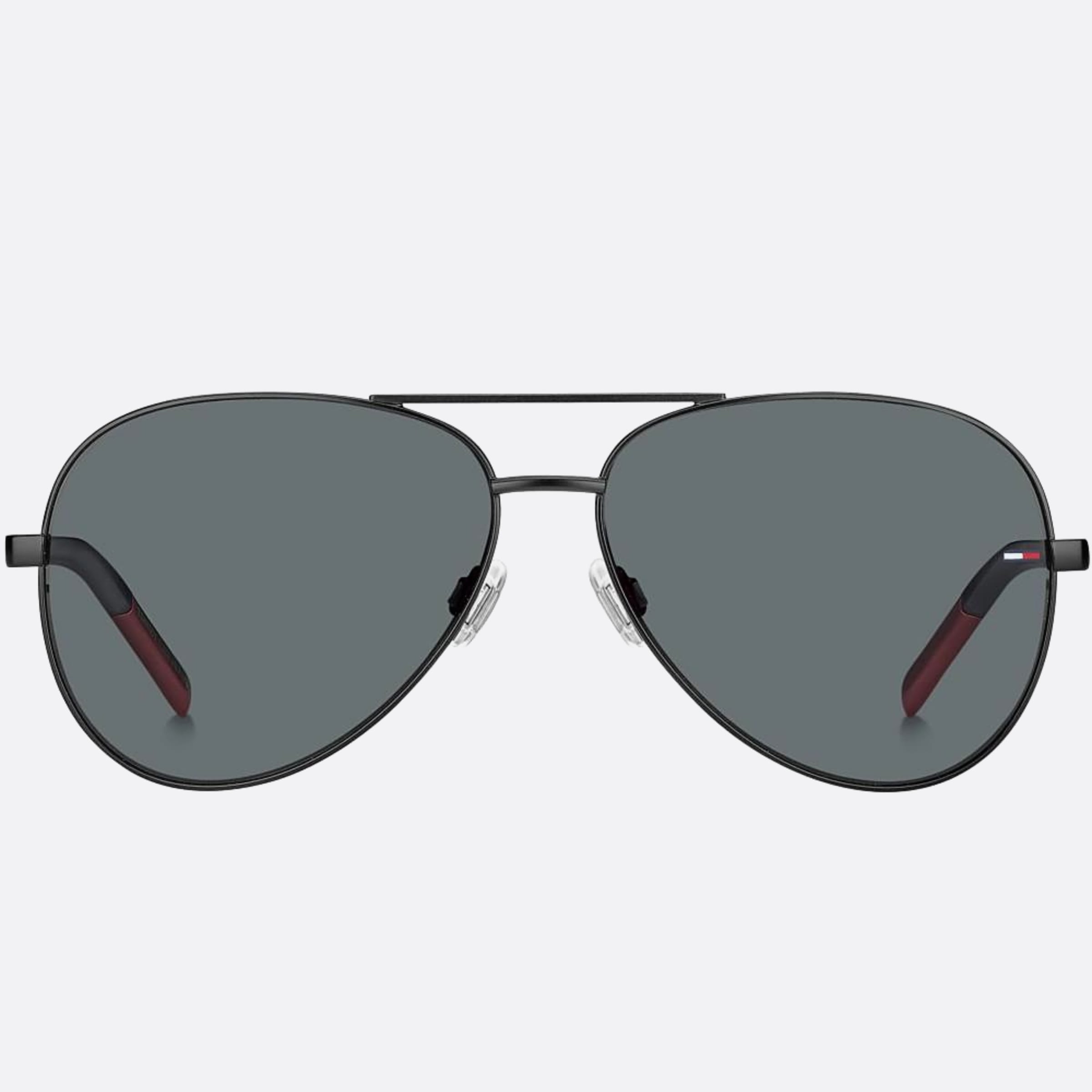 Tommy 60mm Jeans Black Visor Unisex Sunglasses - Main View