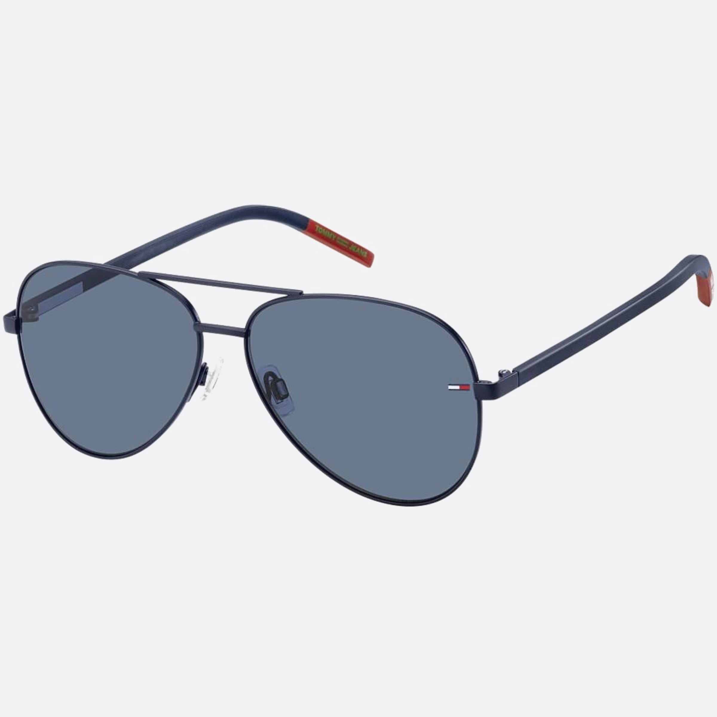 Tommy 60mm Jeans Fll Blue Pilot Unisex Sunglasses - Side View
