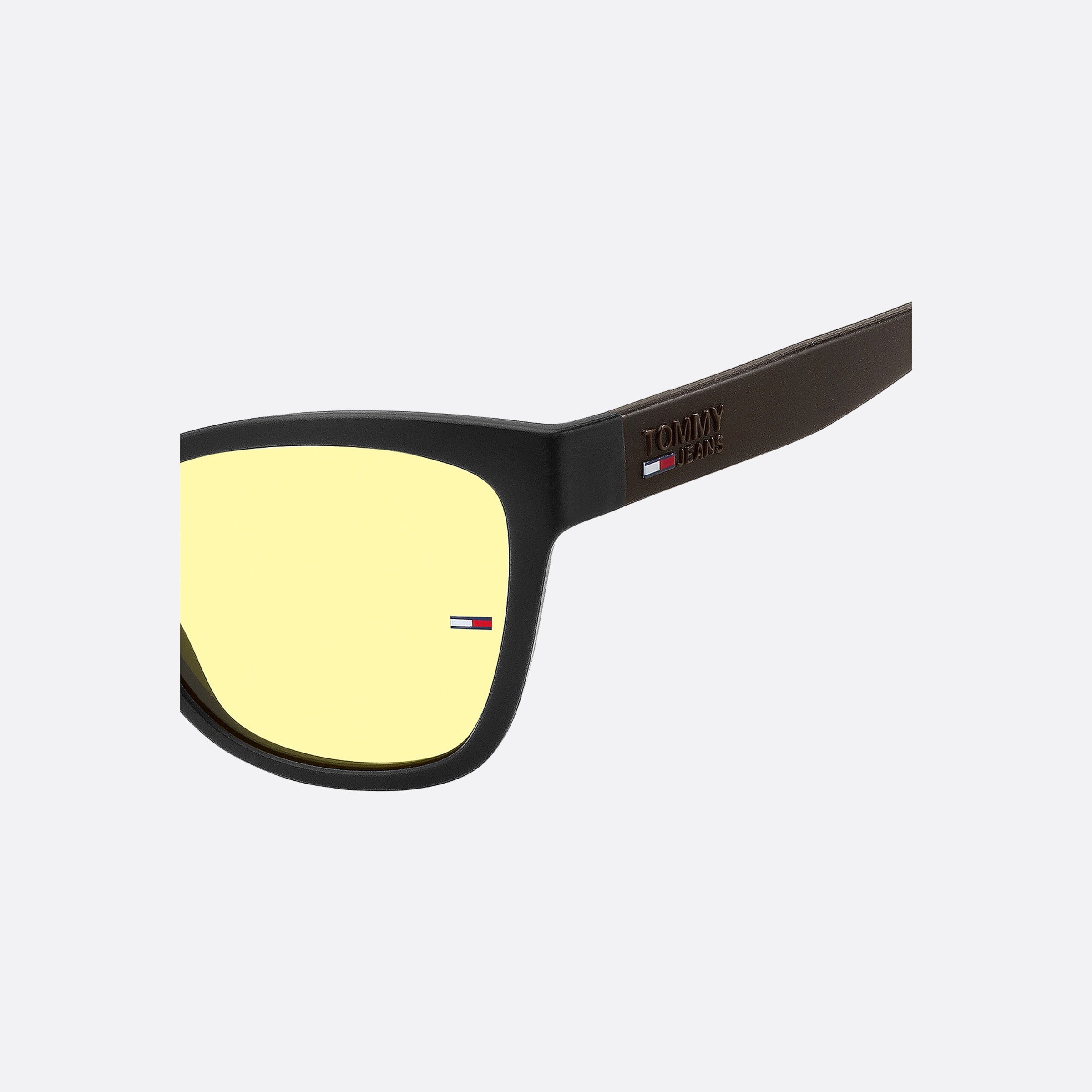 Tommy 54mm Jeans Black Cat Eye Women Sunglasses - Detail View