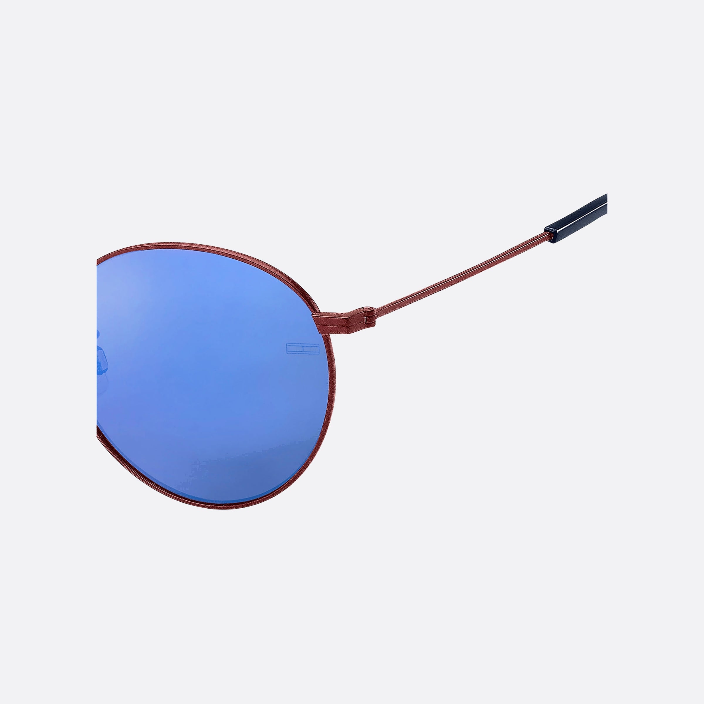 Tommy 50mm Jeans 7bl Red Round Unisex Sunglasses - Detail View
