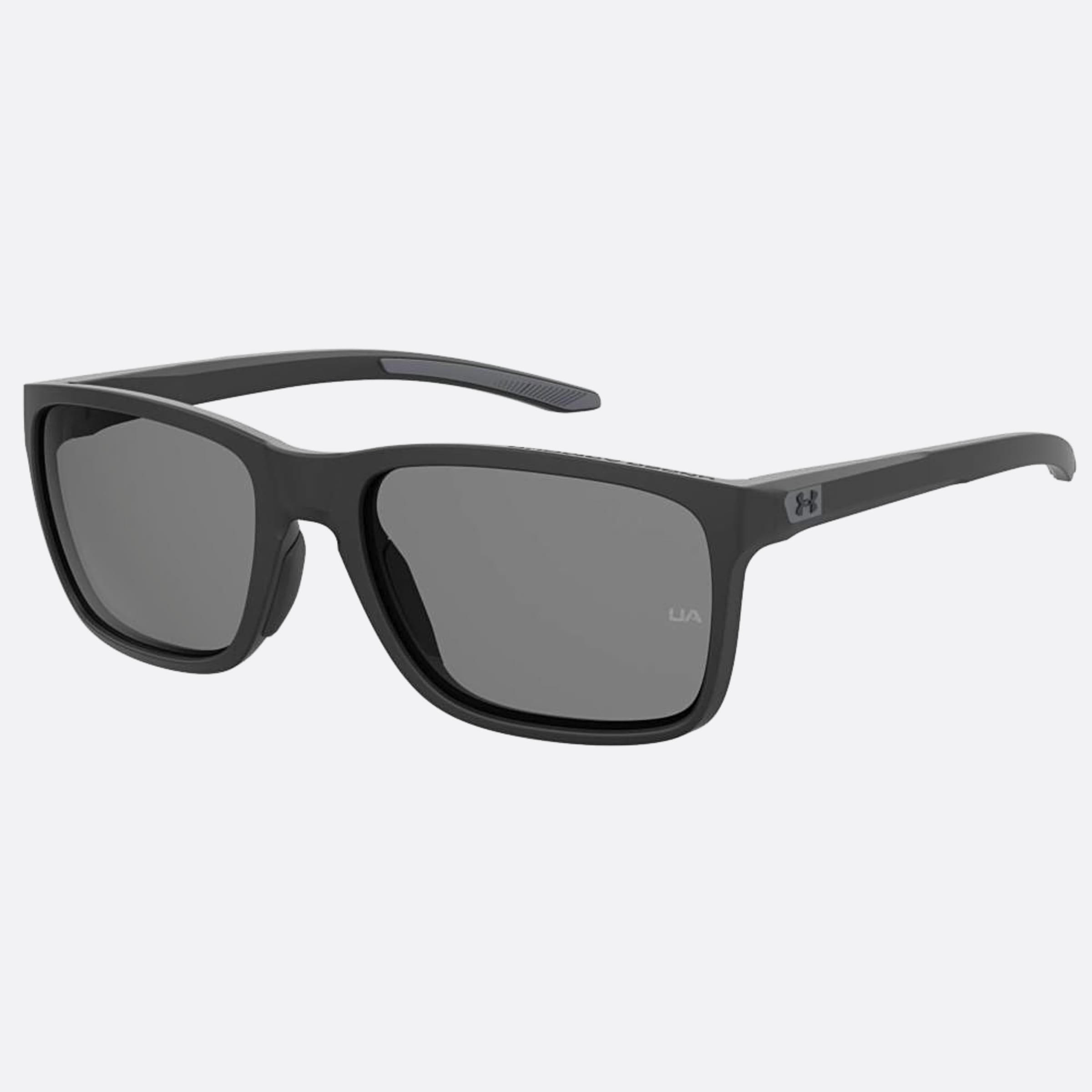 Under 58mm Armour Black Squared Polarized Men Sunglasses - Side View
