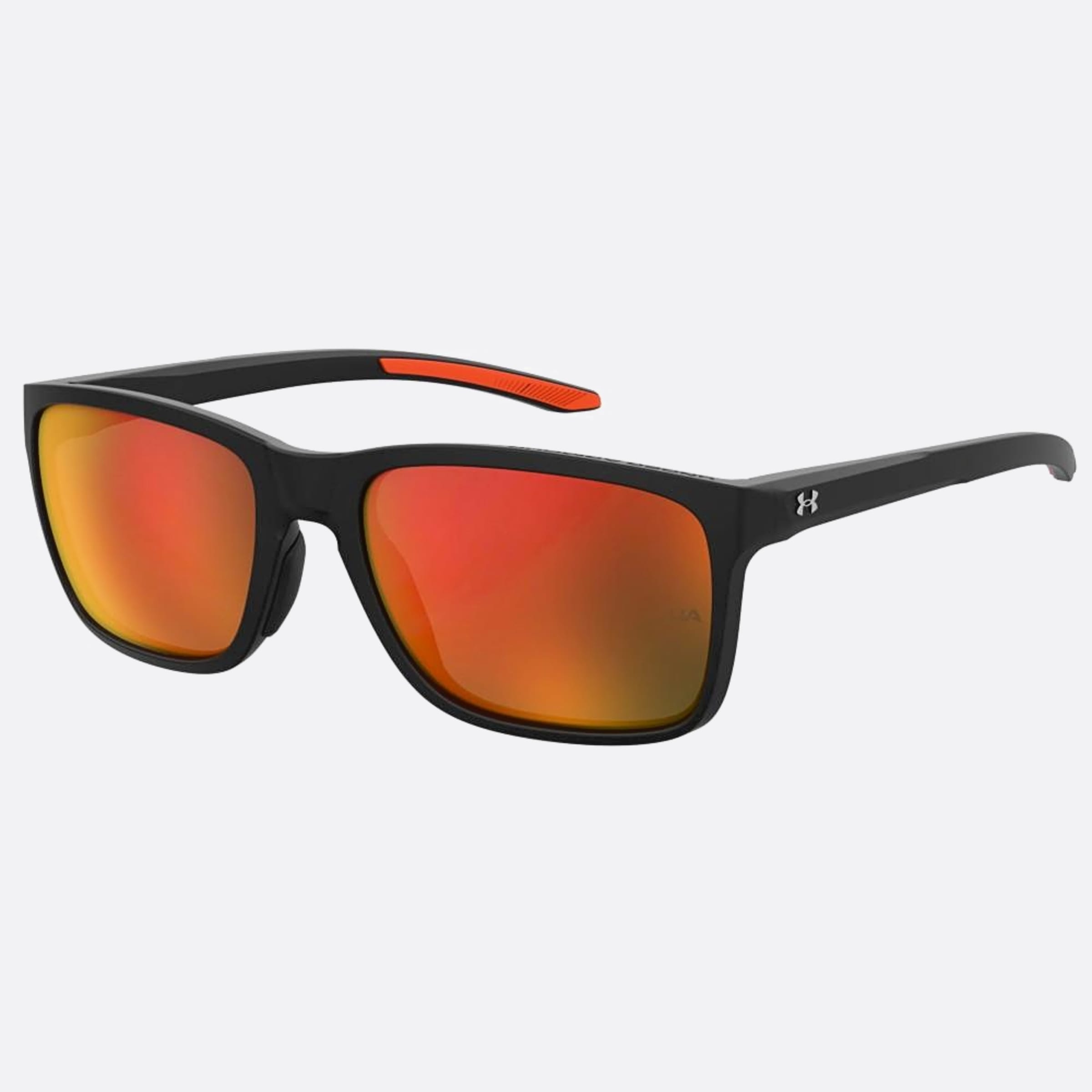 Under 58mm Armour Rc2 Black Squared Men Sunglasses - Side View