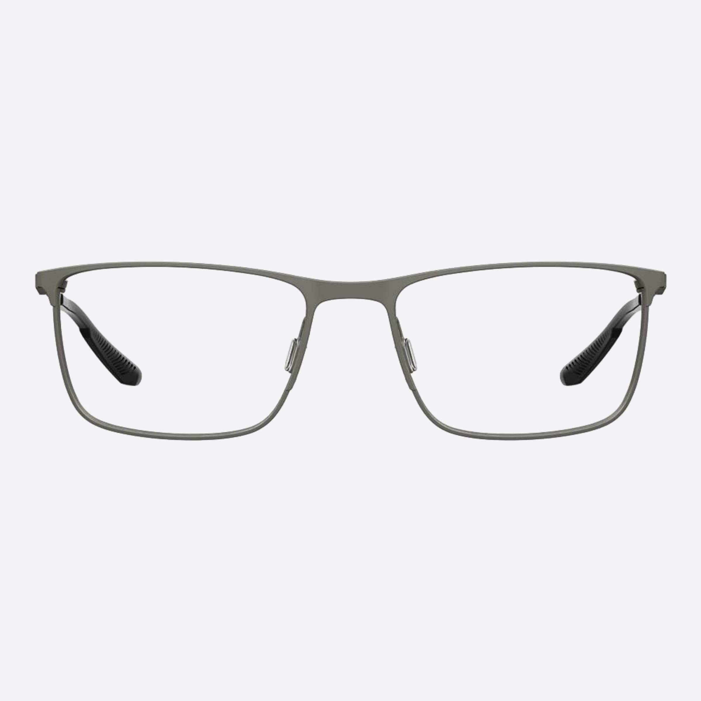 Under 57mm Armour R80 Ruthenium Geometric Men Eyeglasses - Main View
