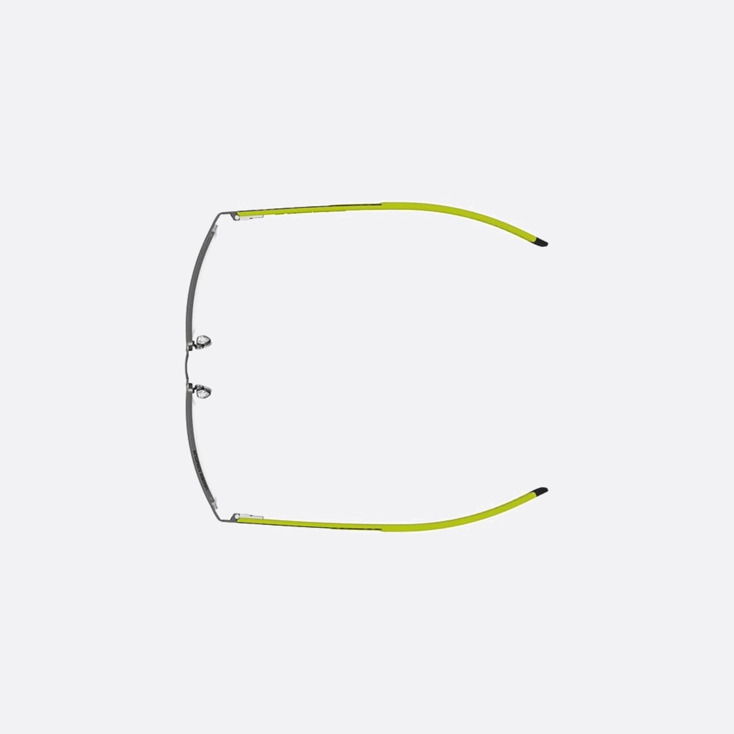 Under 57mm Armour 0oc Green Squared Men Eyeglasses - Additional Angle