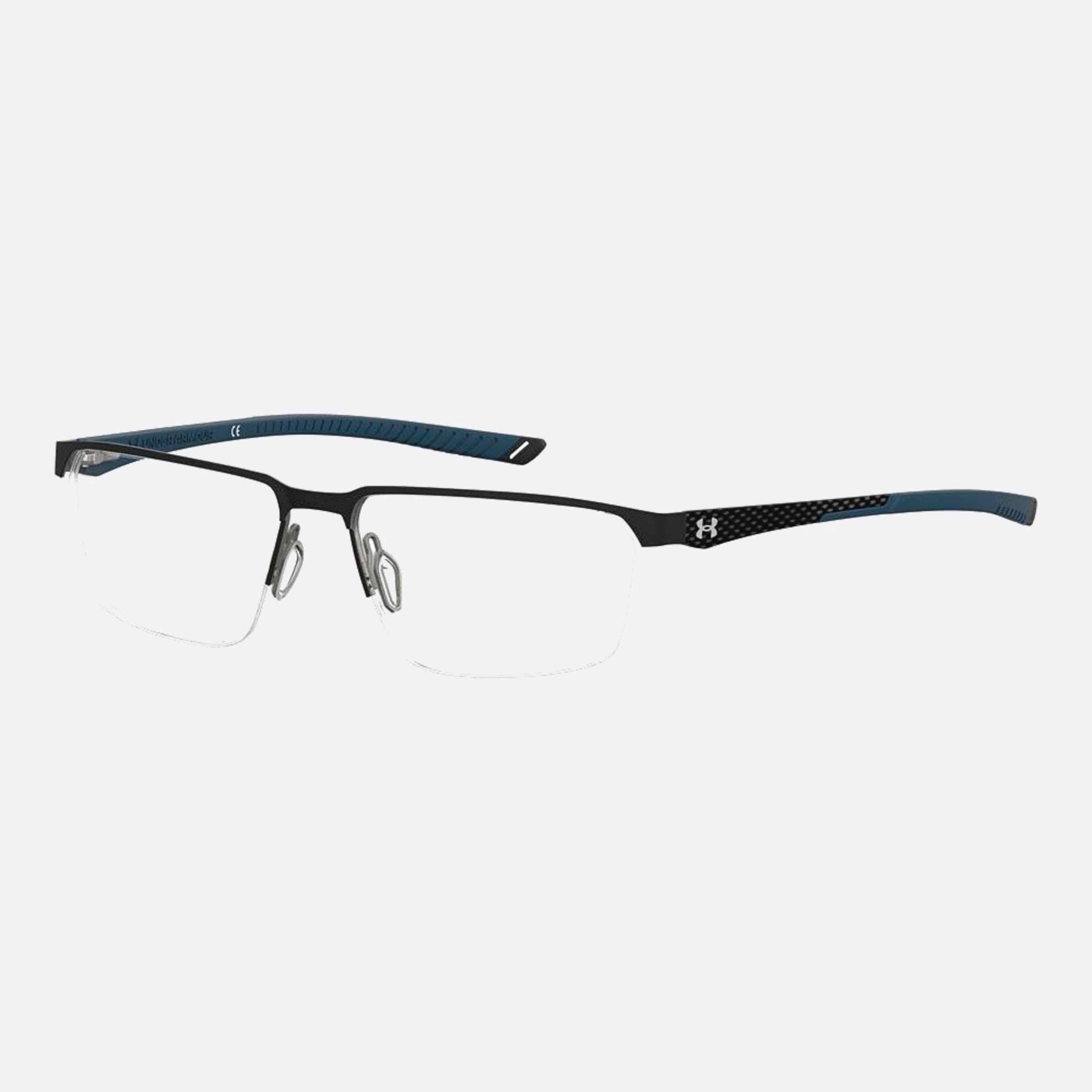 Under 57mm Armour 0vk Blue Squared Men Eyeglasses - Side View