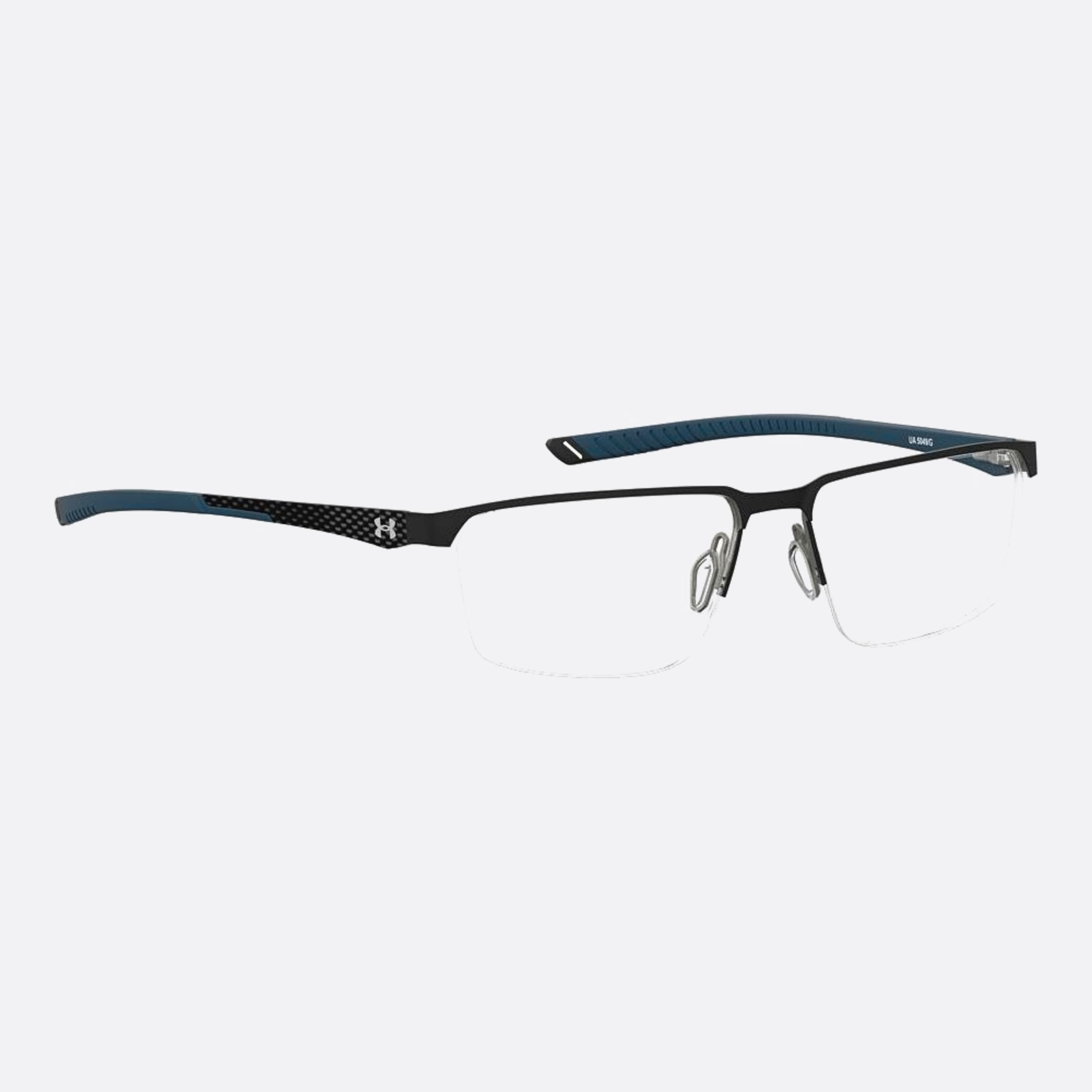 Under 57mm Armour 0vk Blue Squared Men Eyeglasses - Additional Angle