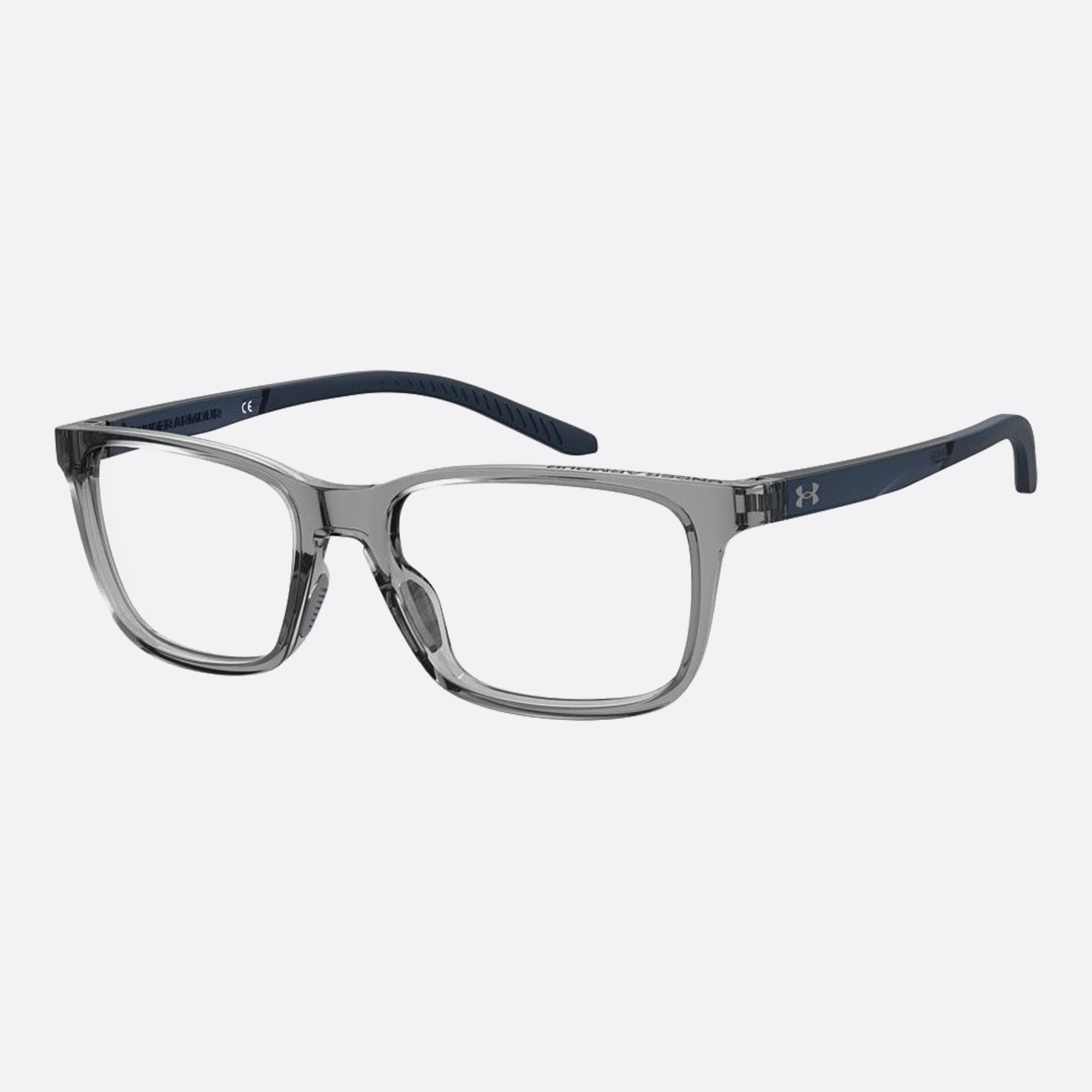 Under 54mm Armour P6q Grey Squared Women Eyeglasses - Side View