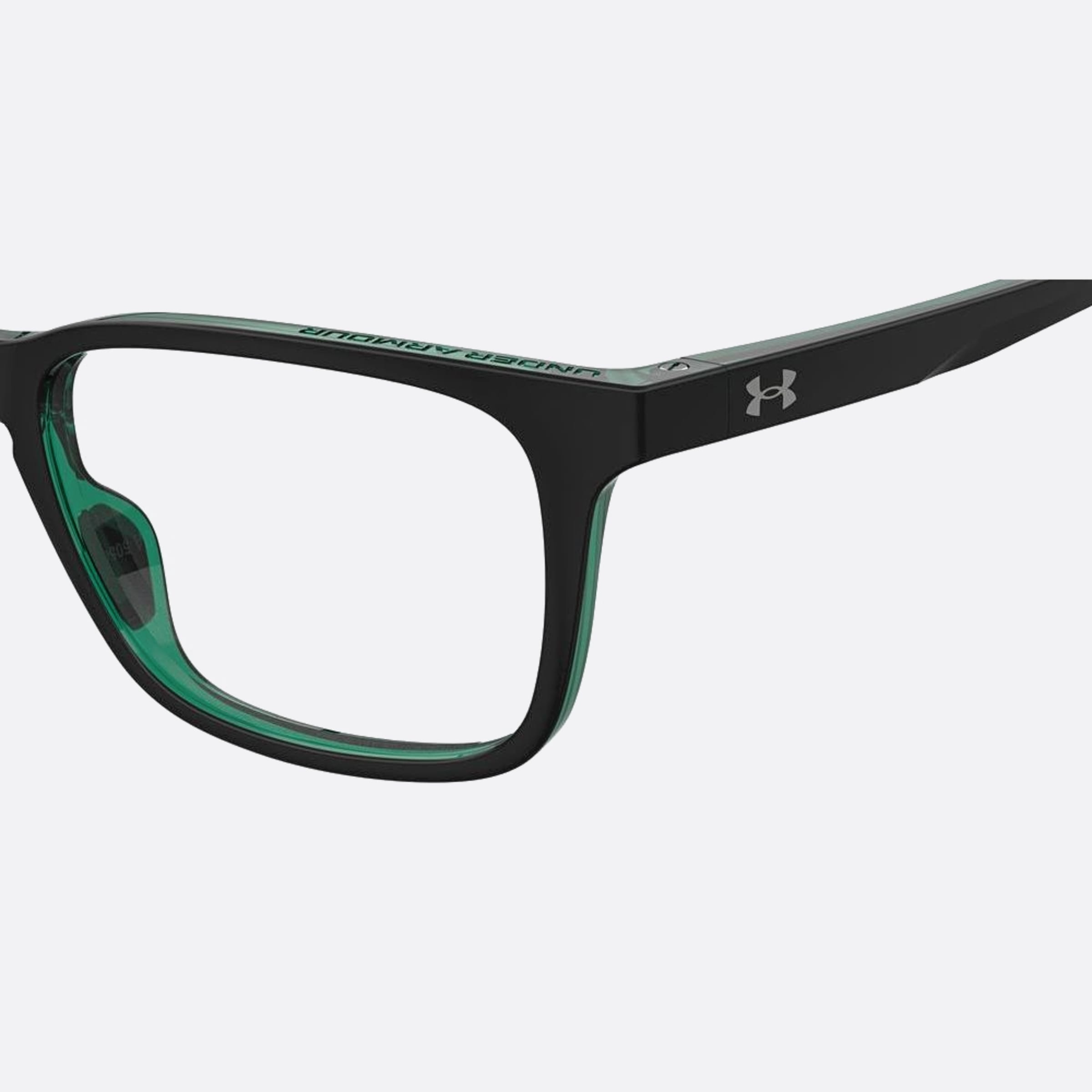 Under 56mm Armour 7zj Black Squared Unisex Eyeglasses - Additional Angle