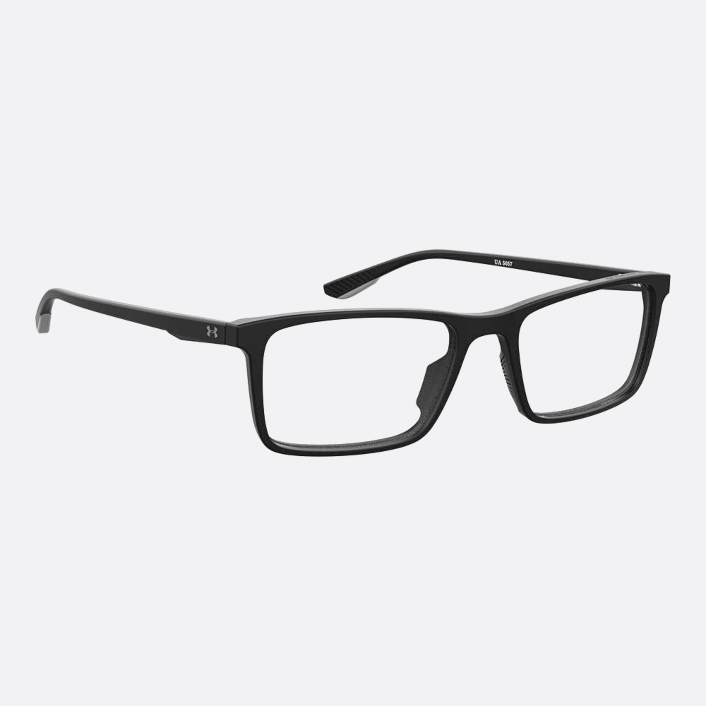 Under 60mm Armour 5057xl Black Squared Men Eyeglasses - Detail View