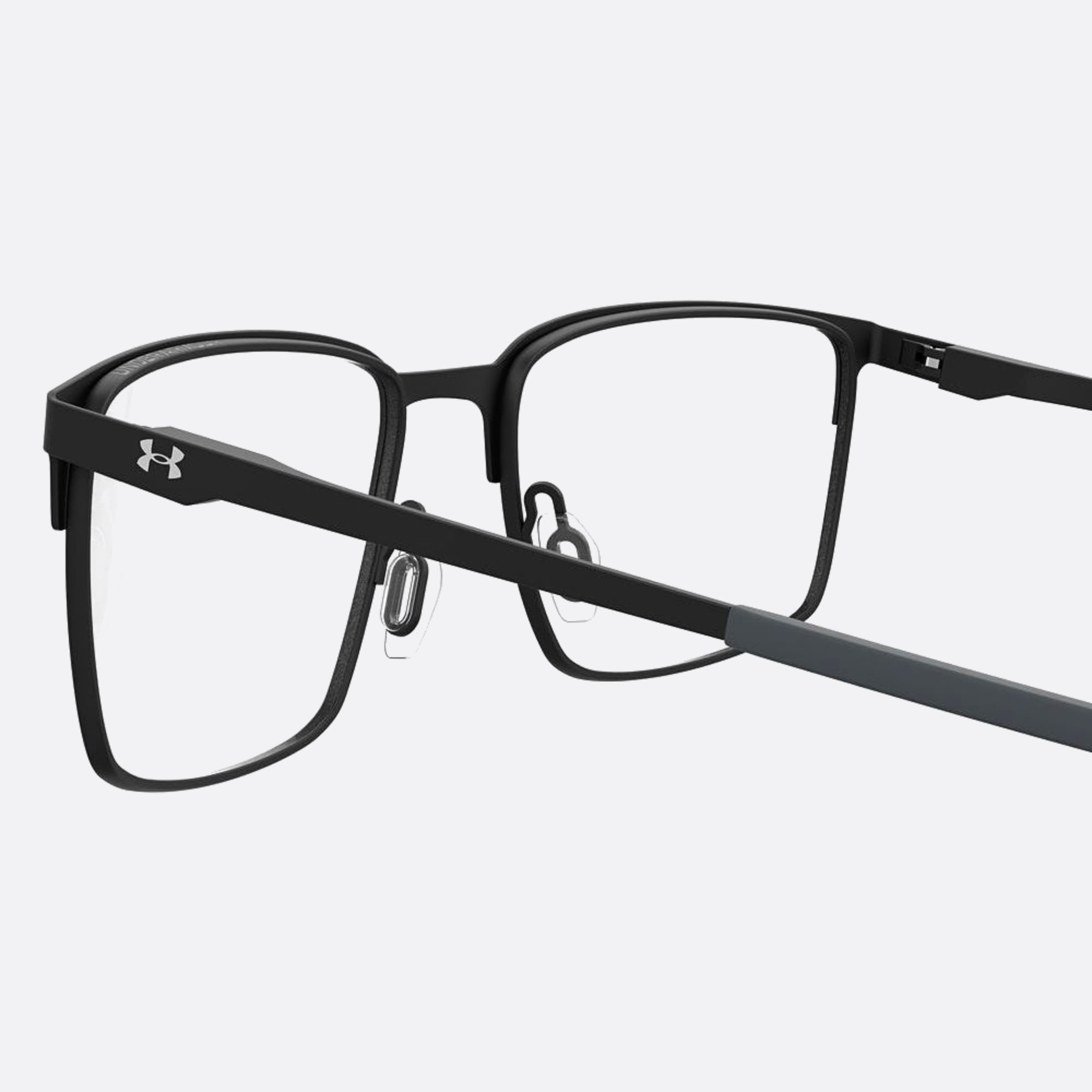 Under 60mm Armour 5058xl Black Squared Men Eyeglasses - Additional Angle