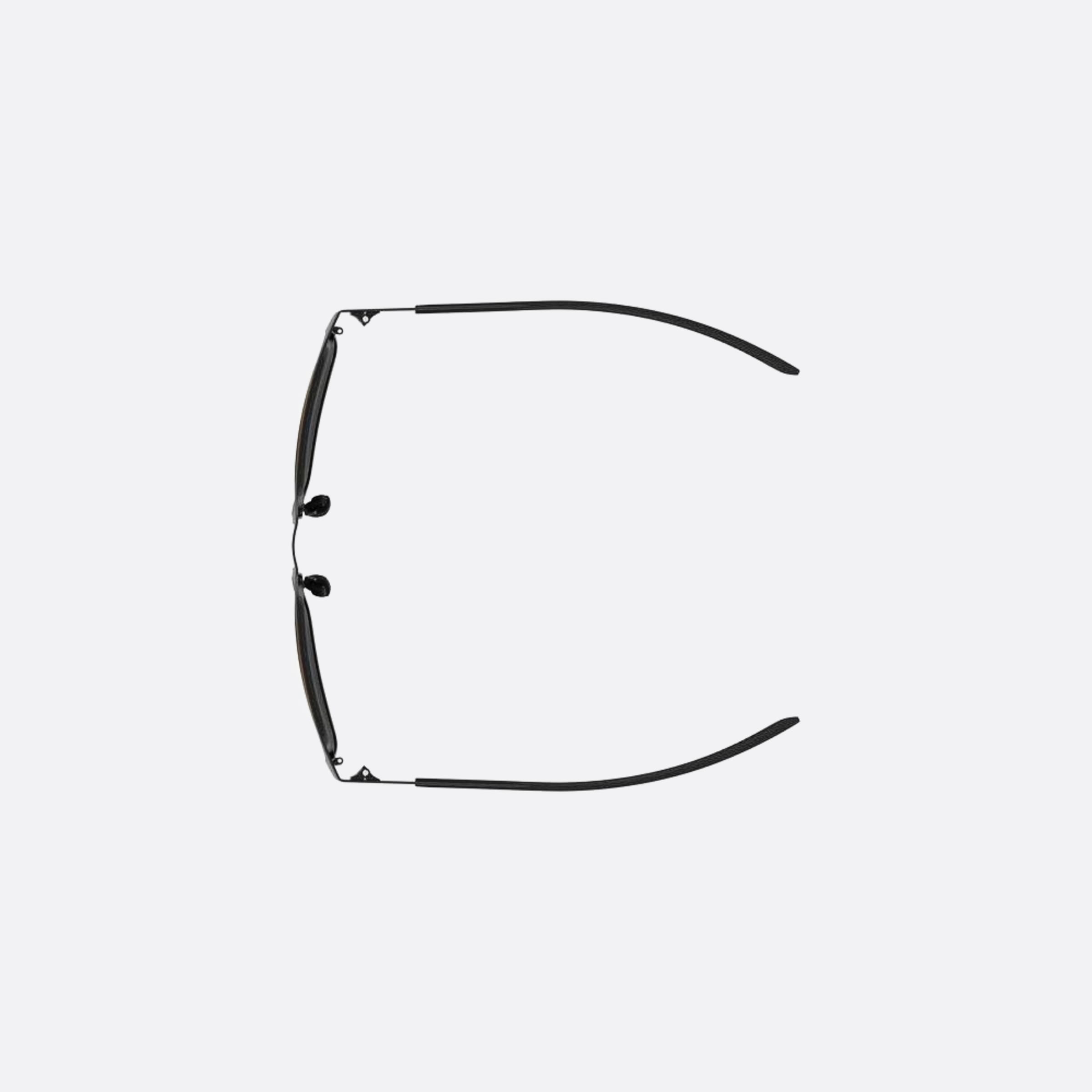 Under 57mm Armour Assist Mtl Black Geometric Men Sunglasses - Additional Angle