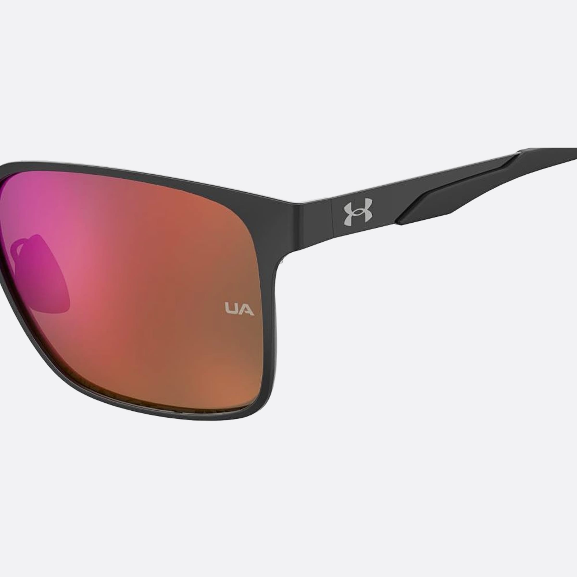 Under 57mm Armour Assist Mtl Black Geometric Men Sunglasses - Additional Angle