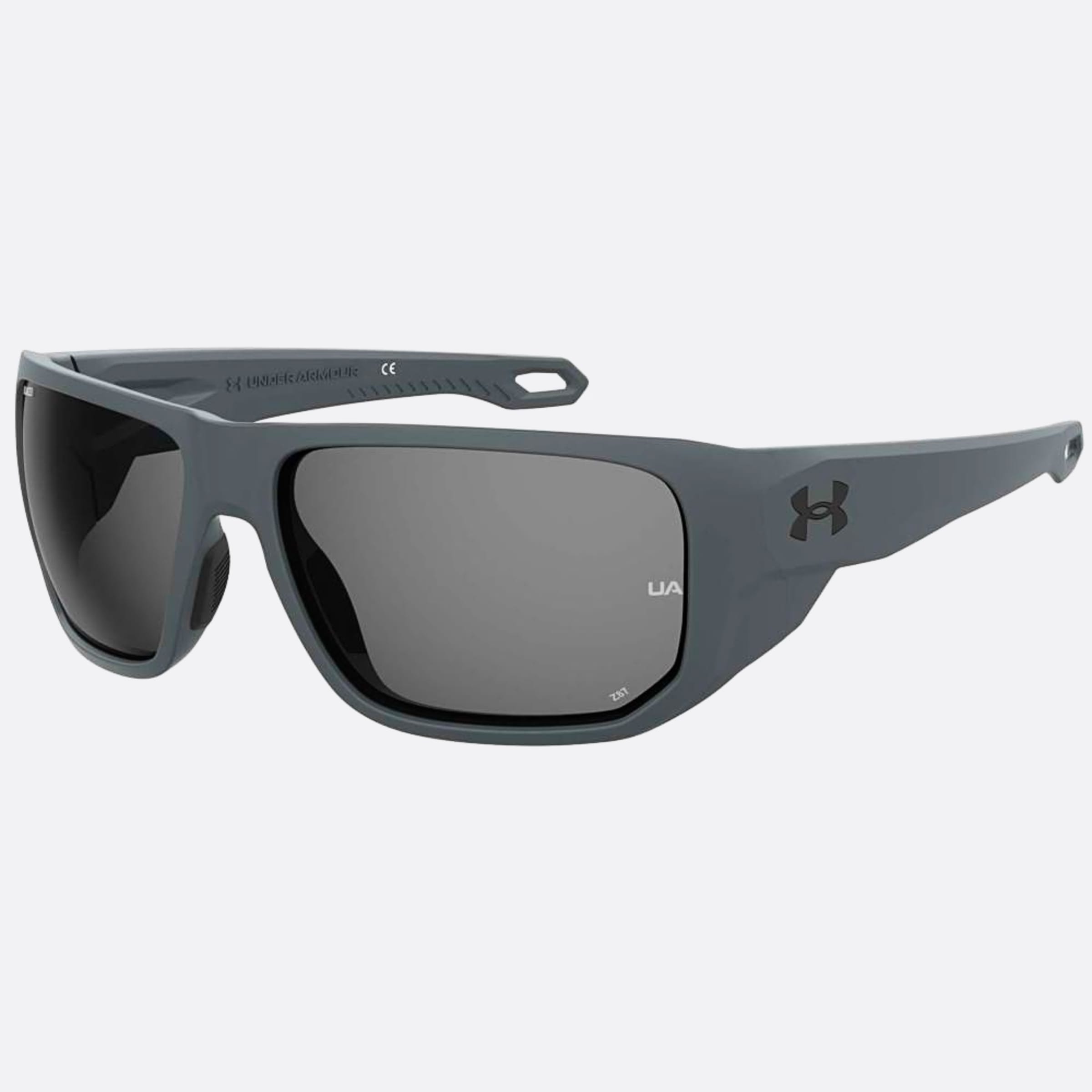 Under 63mm Armour Attack Riw Grey Visor Polarized Men Sunglasses - Side View