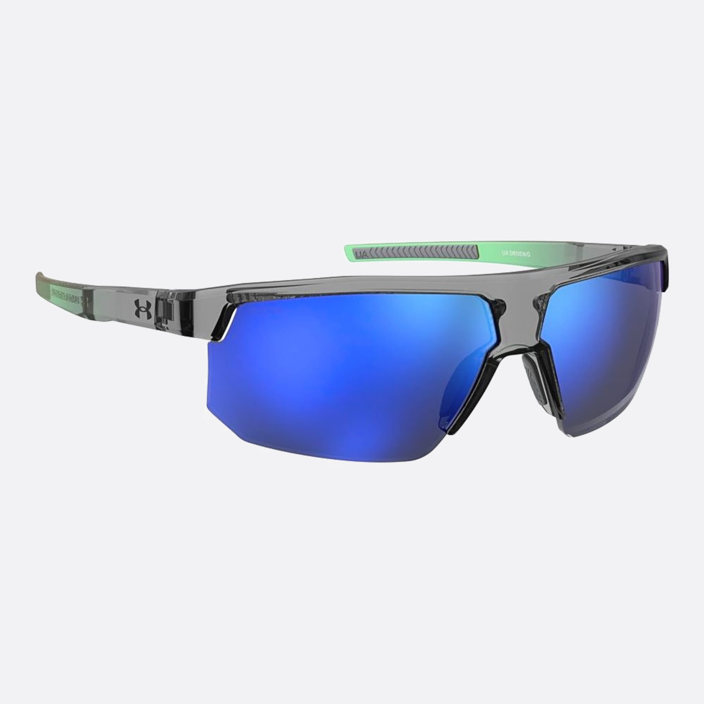 Under 71mm Armour Driven 3u5 Grey Geometric Men Sunglasses - Side View