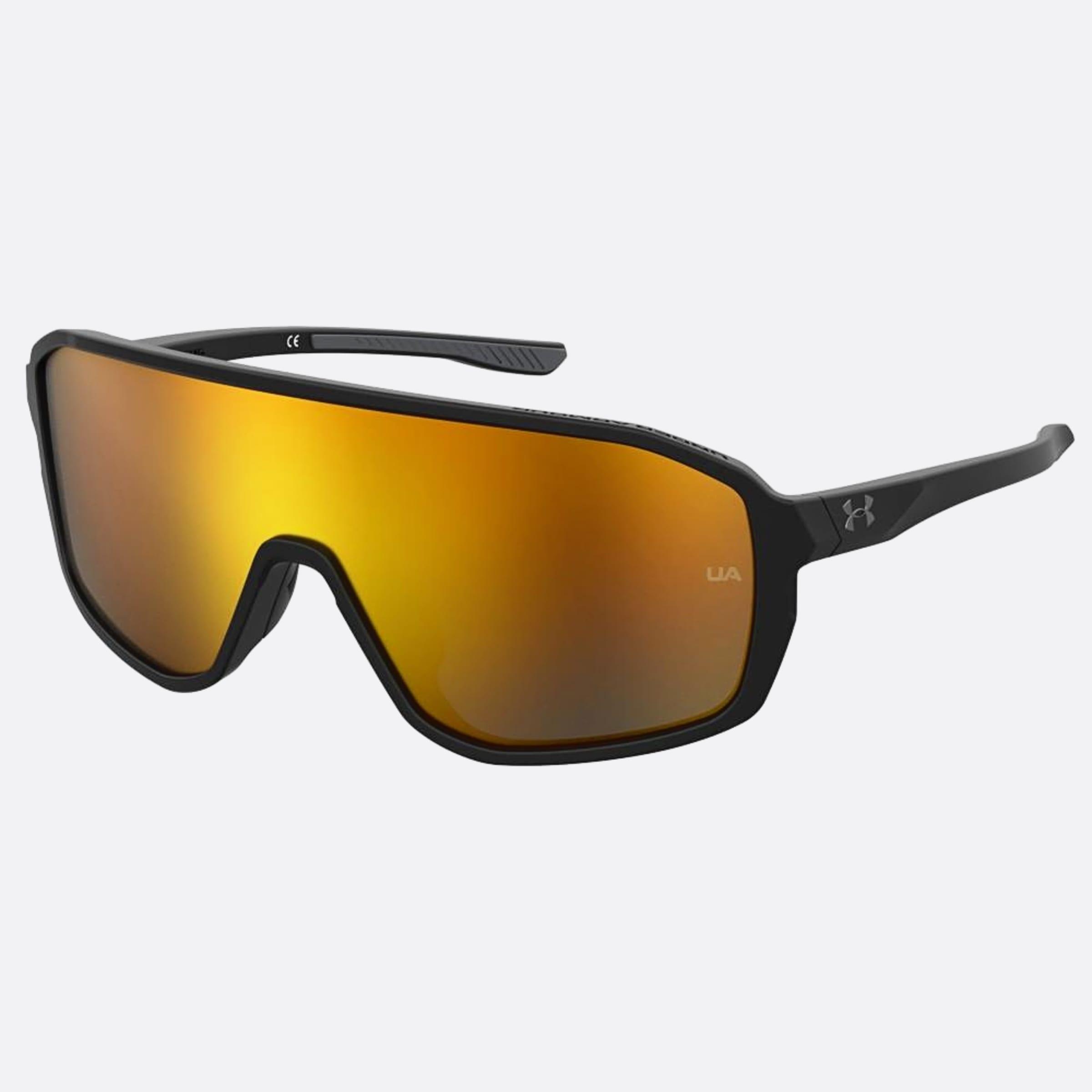 Under 99mm Armour Gameday Black Shield Men Sunglasses - Side View