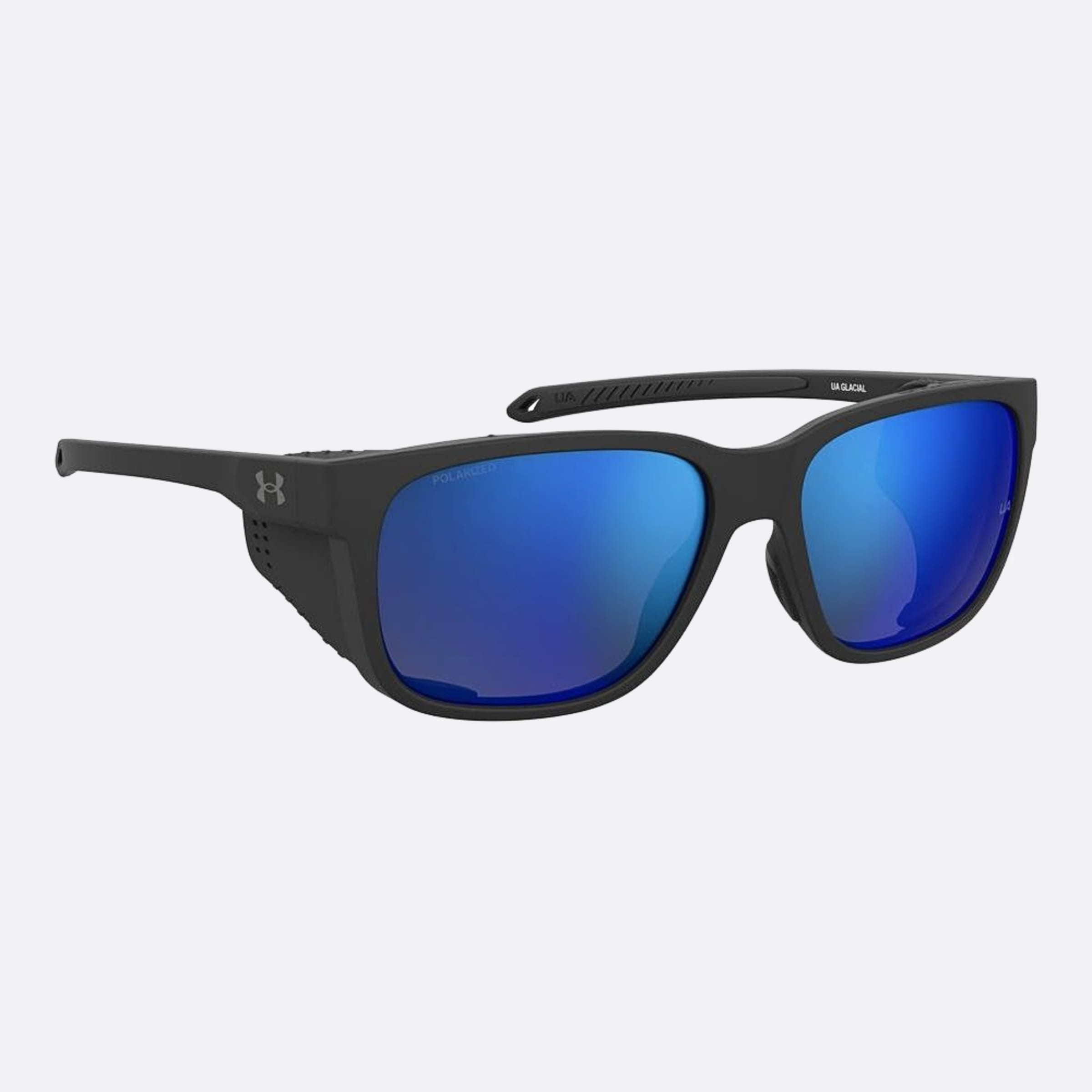Under 58mm Armour Glacial Black Geometric Men Sunglasses - Additional Angle