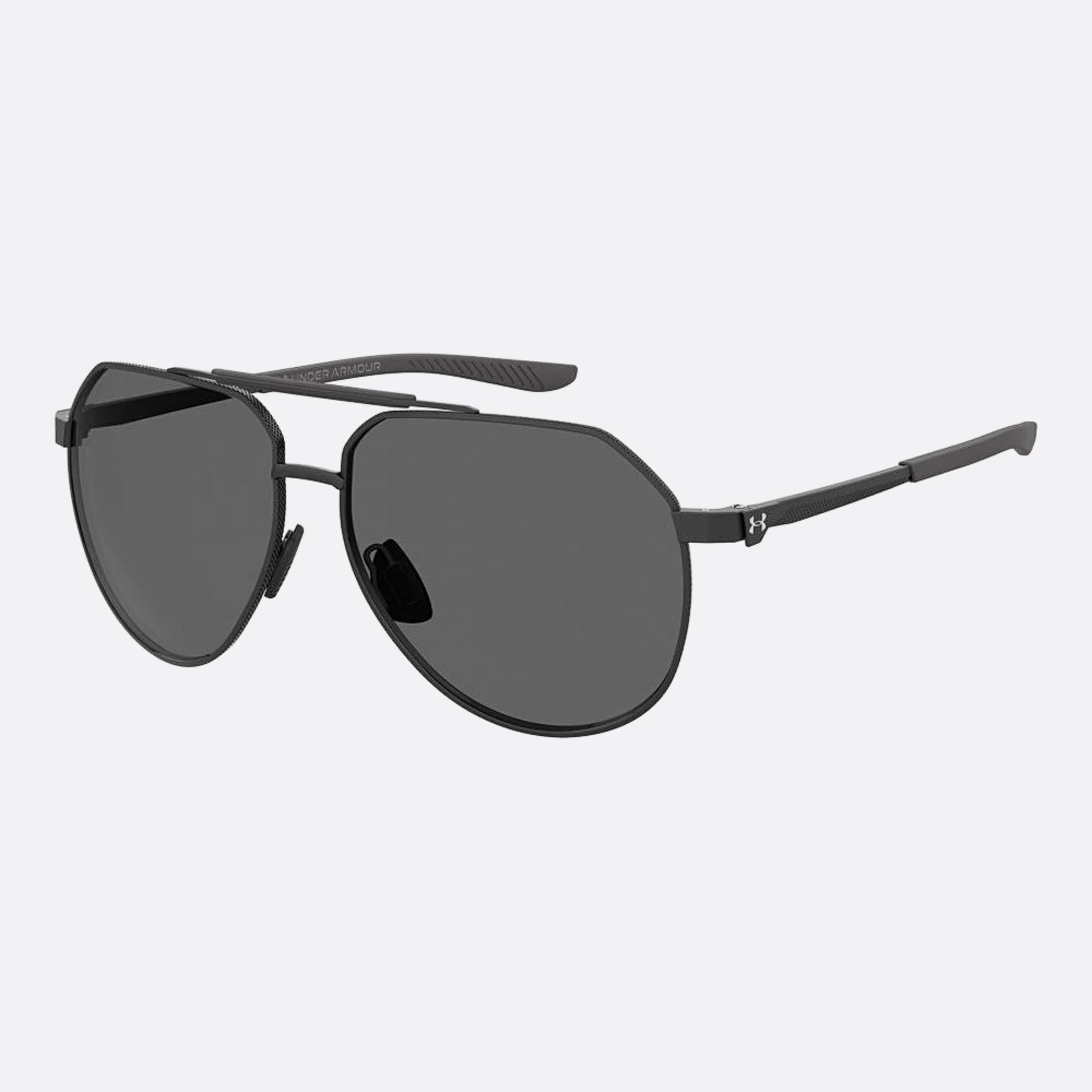 Under 60mm Armour Honcho 08a Black Pilot Men Sunglasses - Side View
