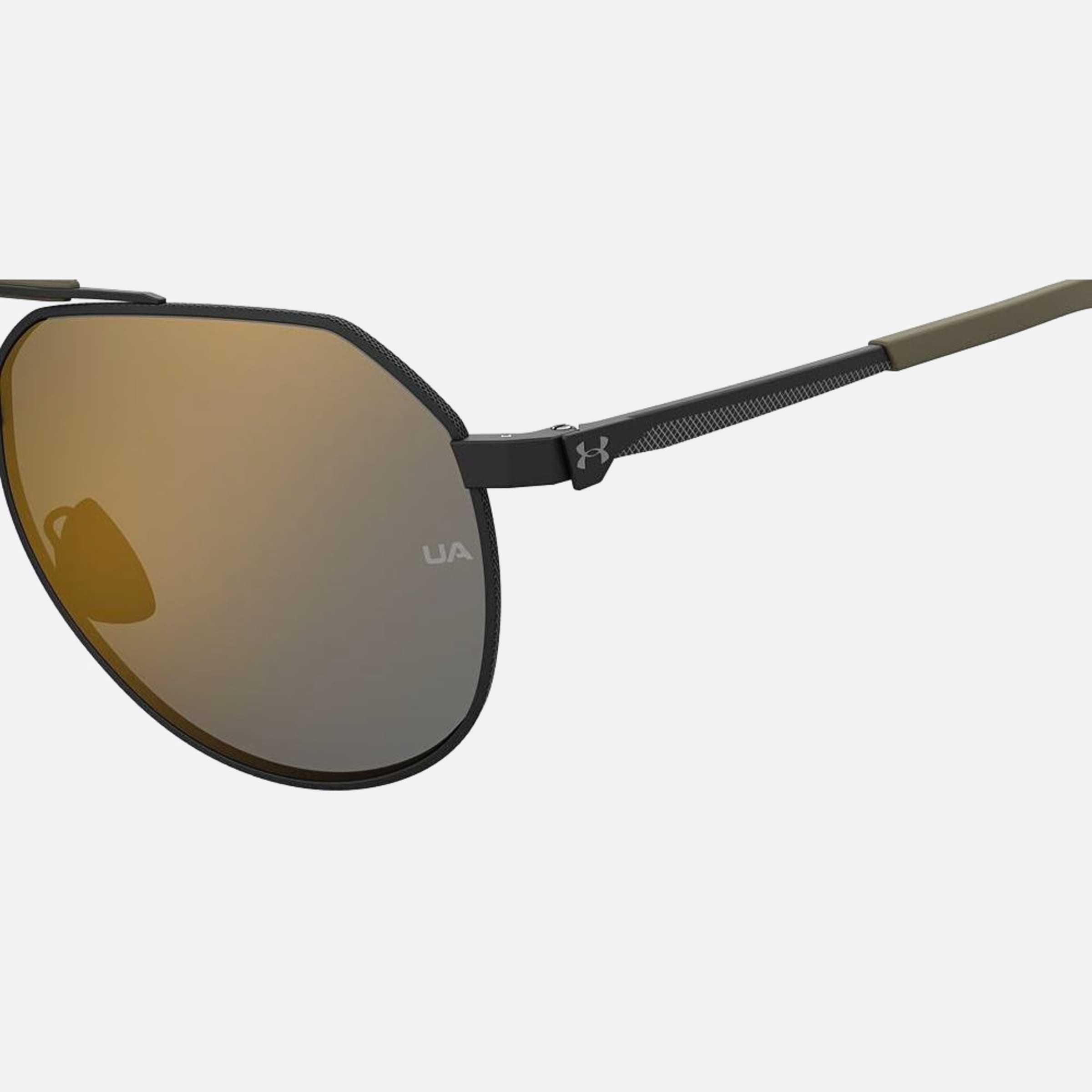 Under 60mm Armour Honcho 3ol Black Pilot Men Sunglasses - Detail View