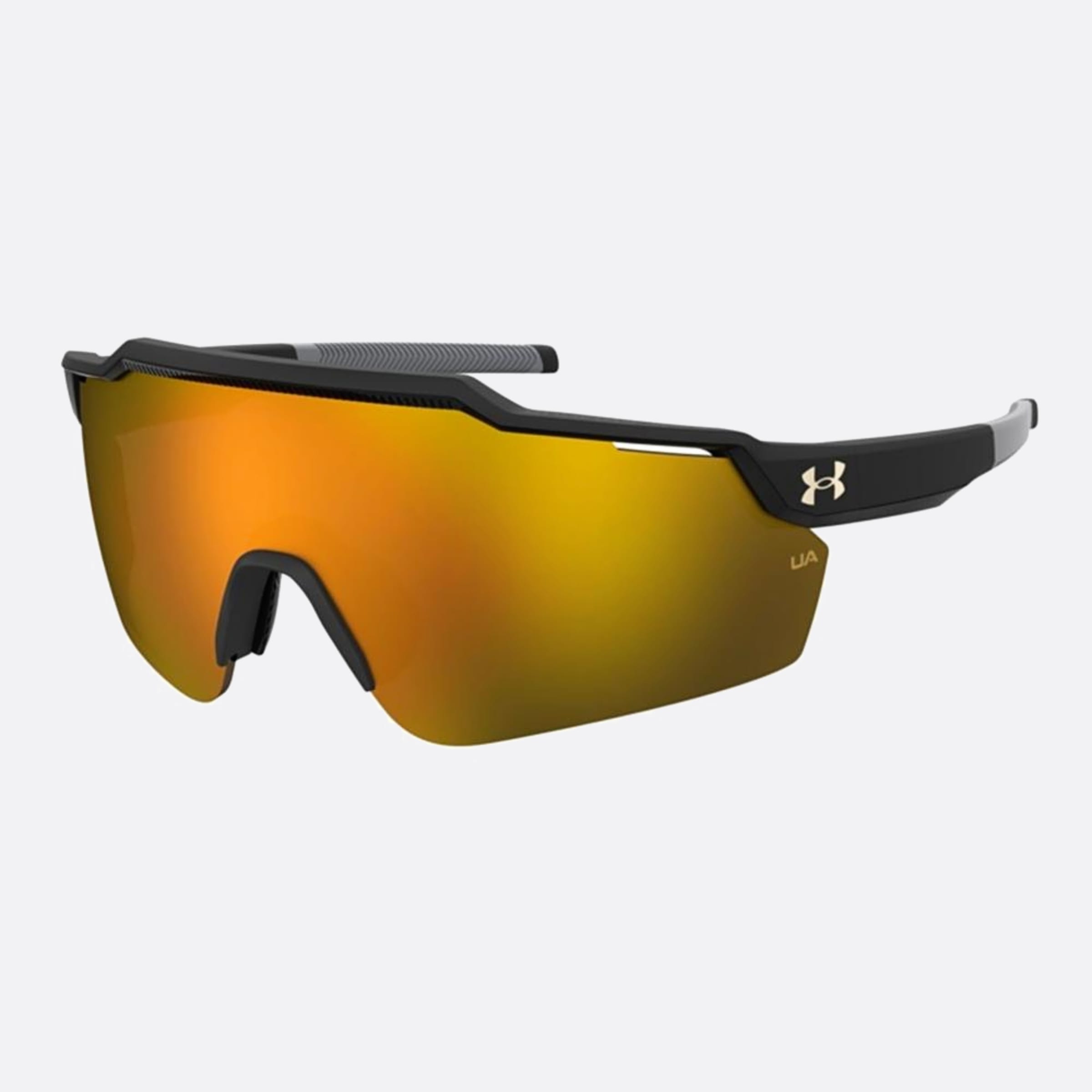 Under 99mm Armour Levelup 2m2 Black Shield Men Sunglasses - Side View