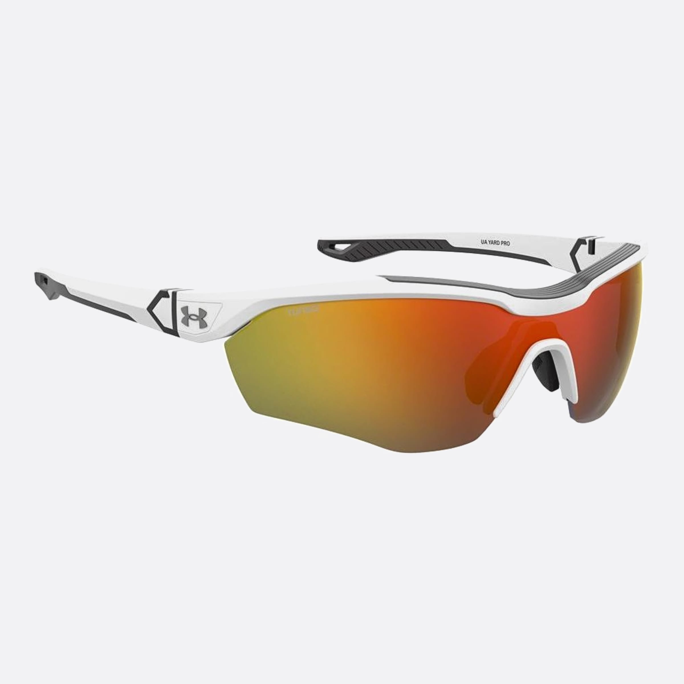 Under 99mm Armour Yard Pro 6ht White Squared Men Sunglasses - Detail View