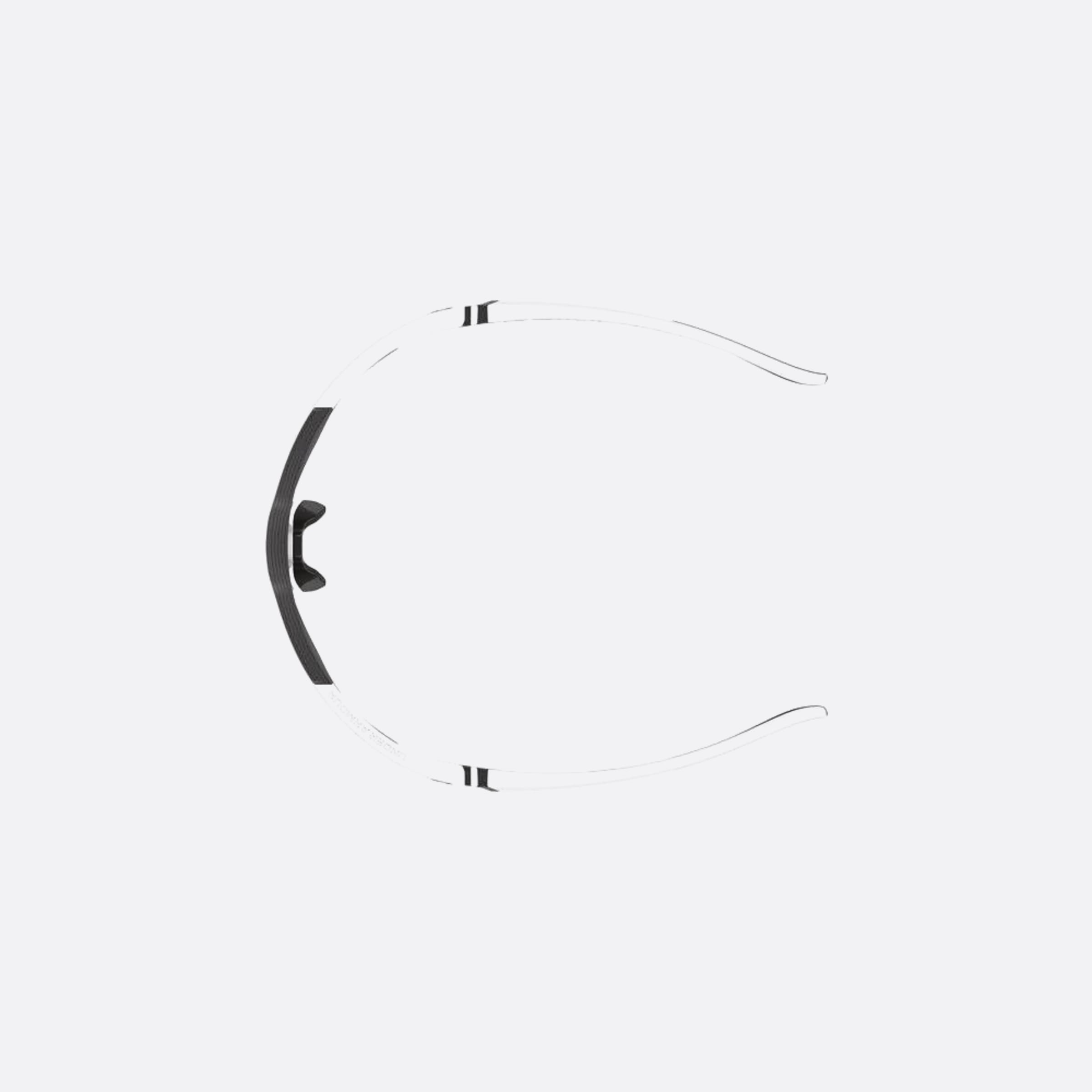 Under 99mm Armour Yard Pro 6ht White Squared Men Sunglasses - Additional Angle