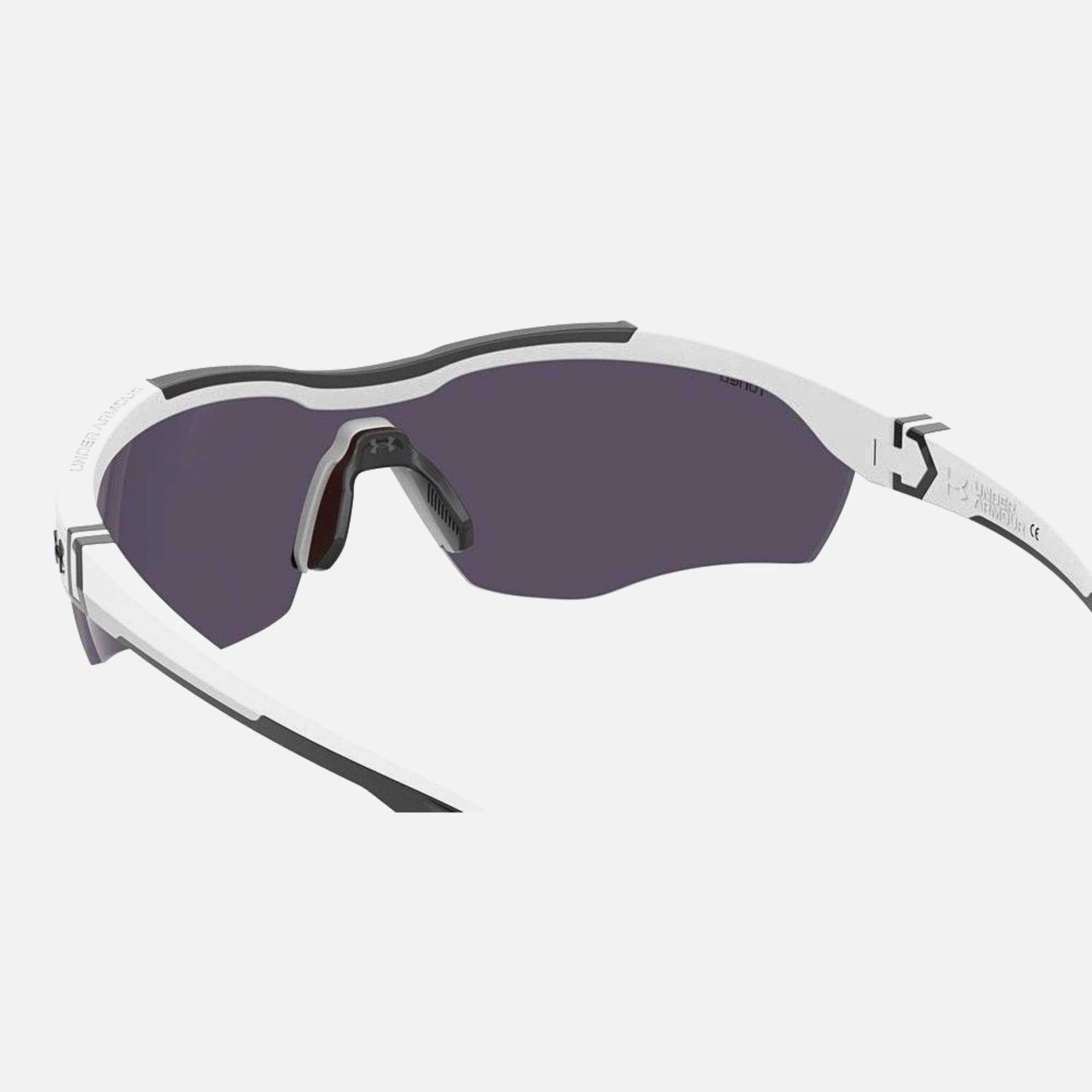 Under 99mm Armour Yard Pro 6ht White Squared Men Sunglasses - Additional Angle