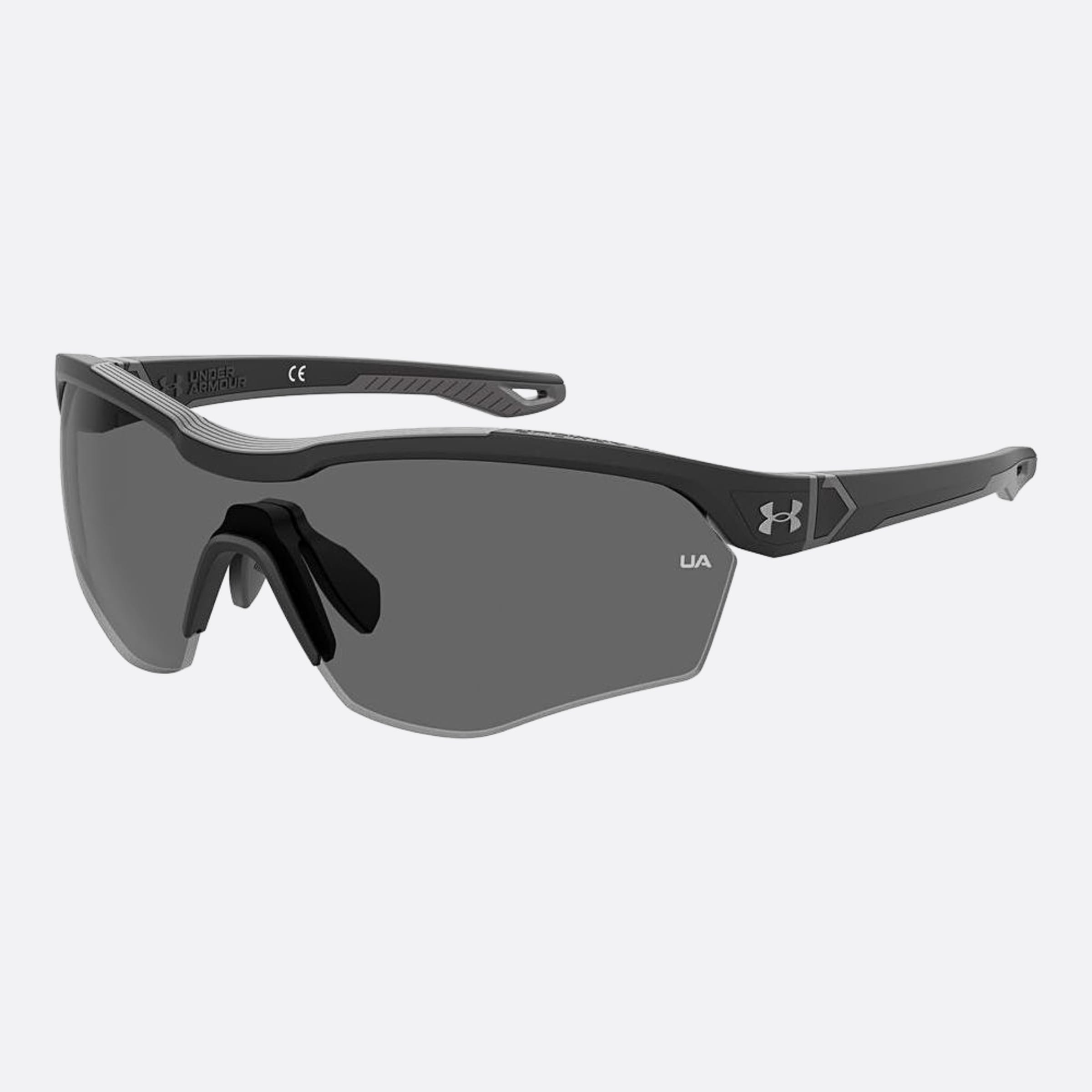 Under 99mm Armour Yard Pro Black Shield Men Sunglasses - Side View