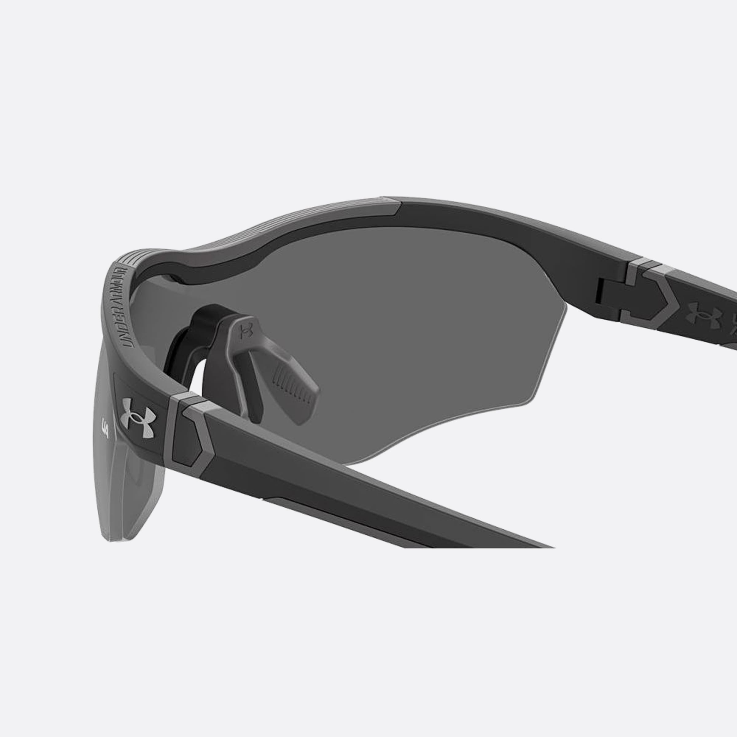 Under 99mm Armour Yard Pro Black Shield Men Sunglasses - Additional Angle
